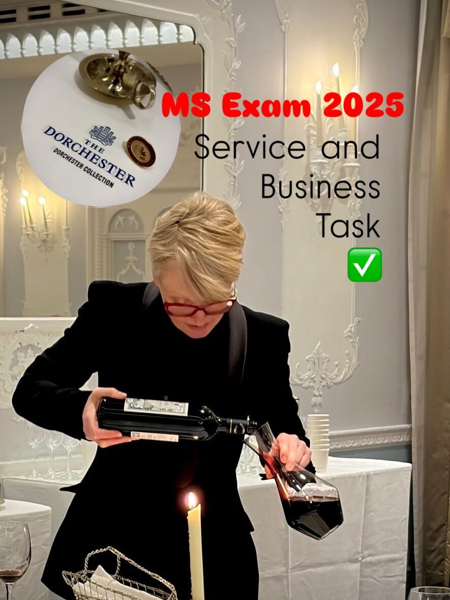 What a week it has been&hellip;! 😅

This was my second run at the Master Sommelier Exam and I am super happy to have the Practical ticked off ✅

This exam shows us our limits and where the sky is. Thanks to the thorough work of the @court_of_master_