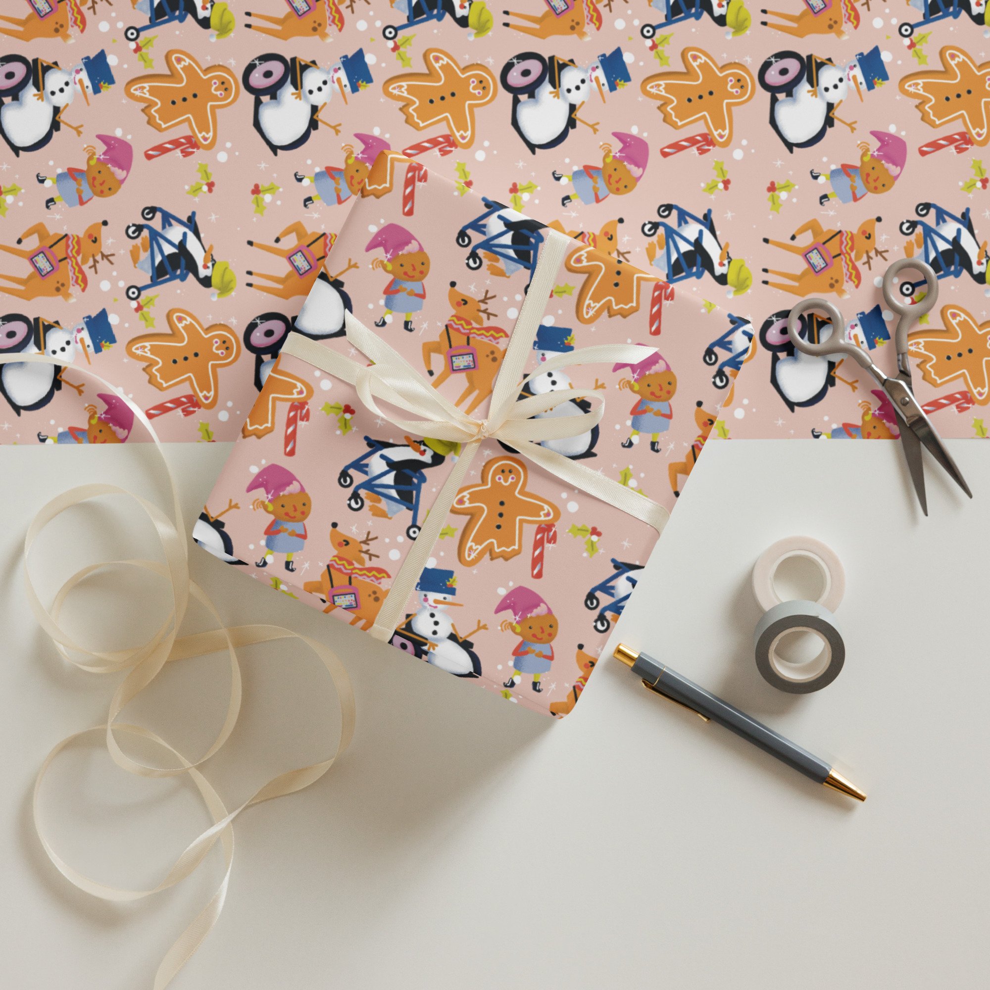 Wrapping paper sheets