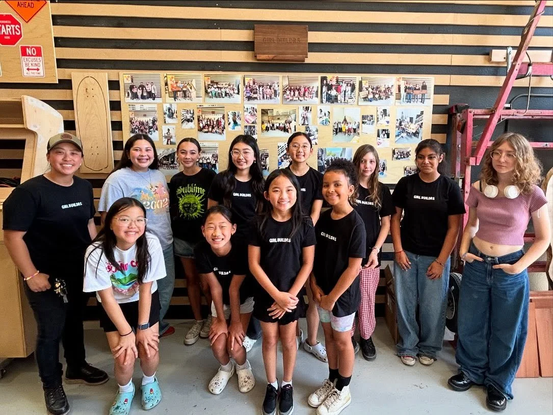 ✨ And just like that, our 1st Annual Free Girls Summer Building Program has come to a close. Here&rsquo;s a snapshot of all the amazing builders at our closing ceremony group photo! What started as a simple idea turned into a week filled with sawdust