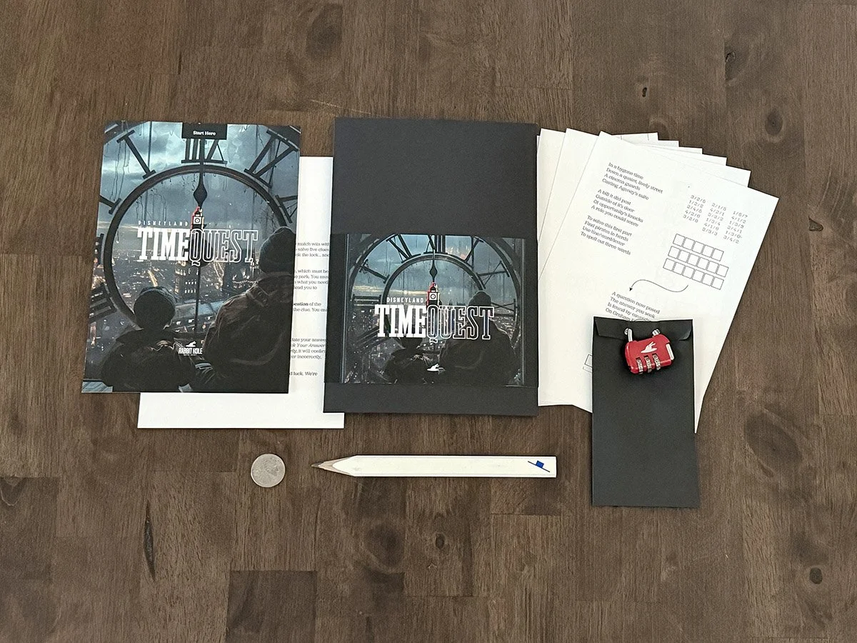 Disneyland TimeQuest game contents