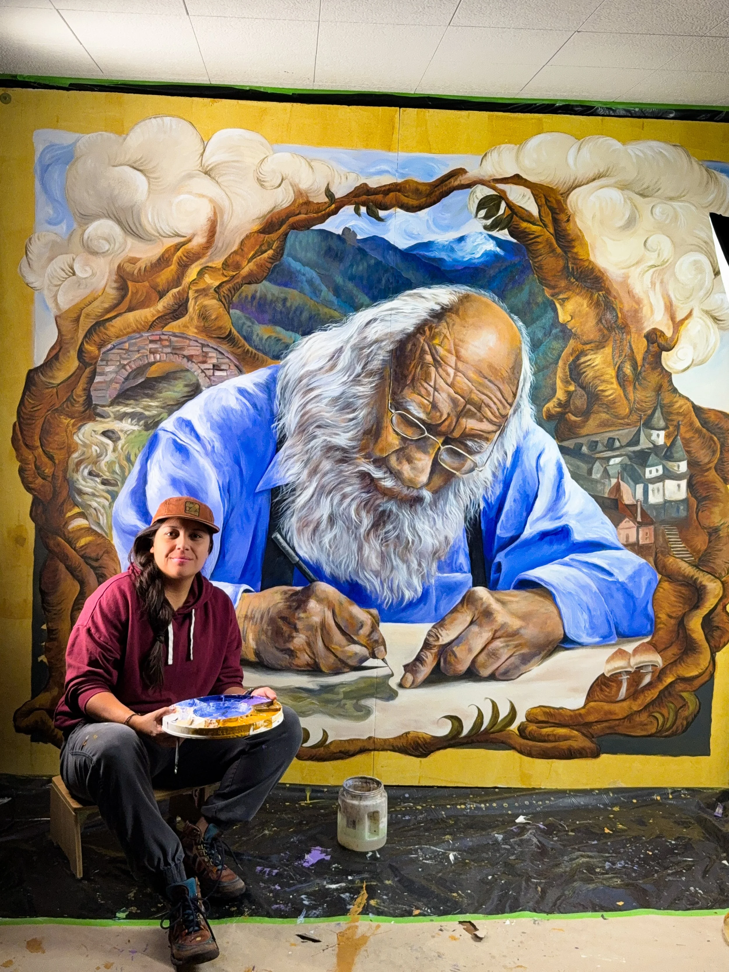 Mural for Rockey Art Museum in Manitou Springs, CO