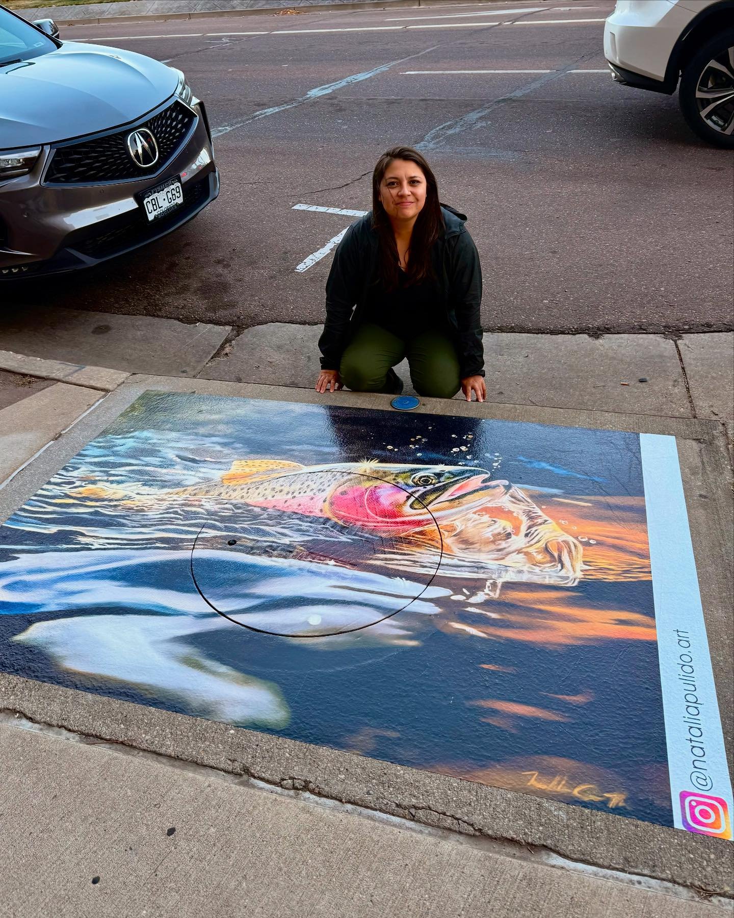 I&rsquo;m happy to share my latest installation for the Colorado Springs Storm Drain Art Project! A heartfelt thank you to the @fountaincreekwatershed for their support in bringing this project to life.

#coloradosprings #stormdrainart #publicart #ar