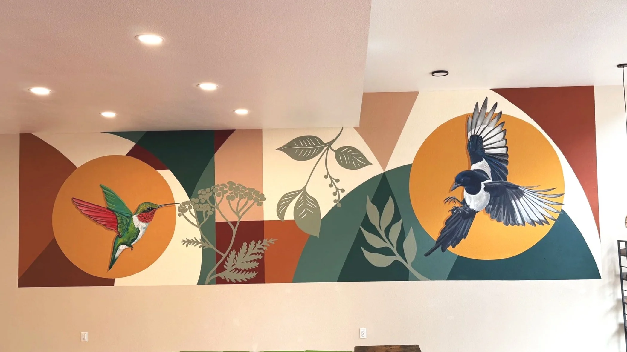 Indoor Mural for Inclination Cafe, Manitou Springs, CO