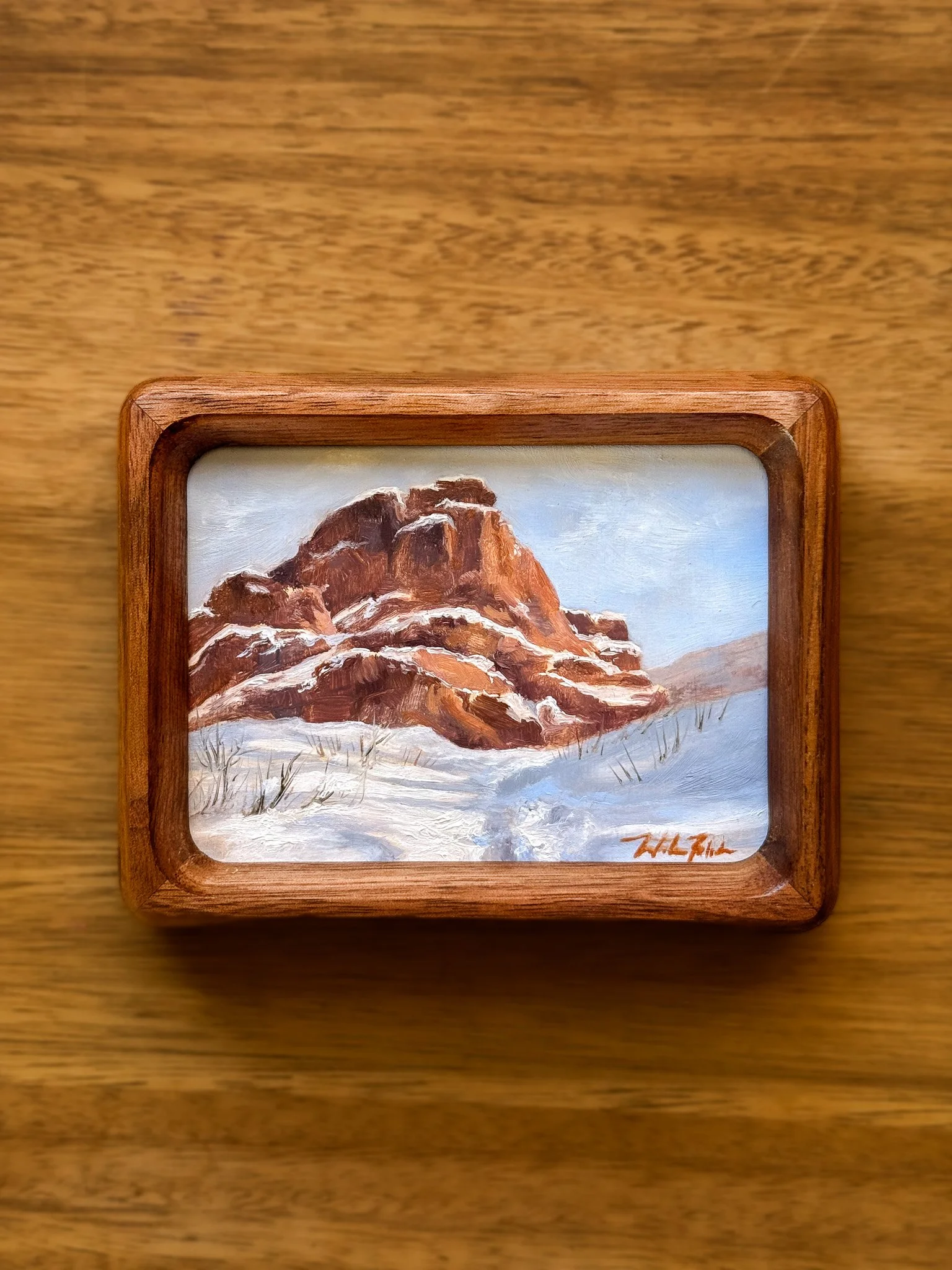 Snowy Red Rocks - Original