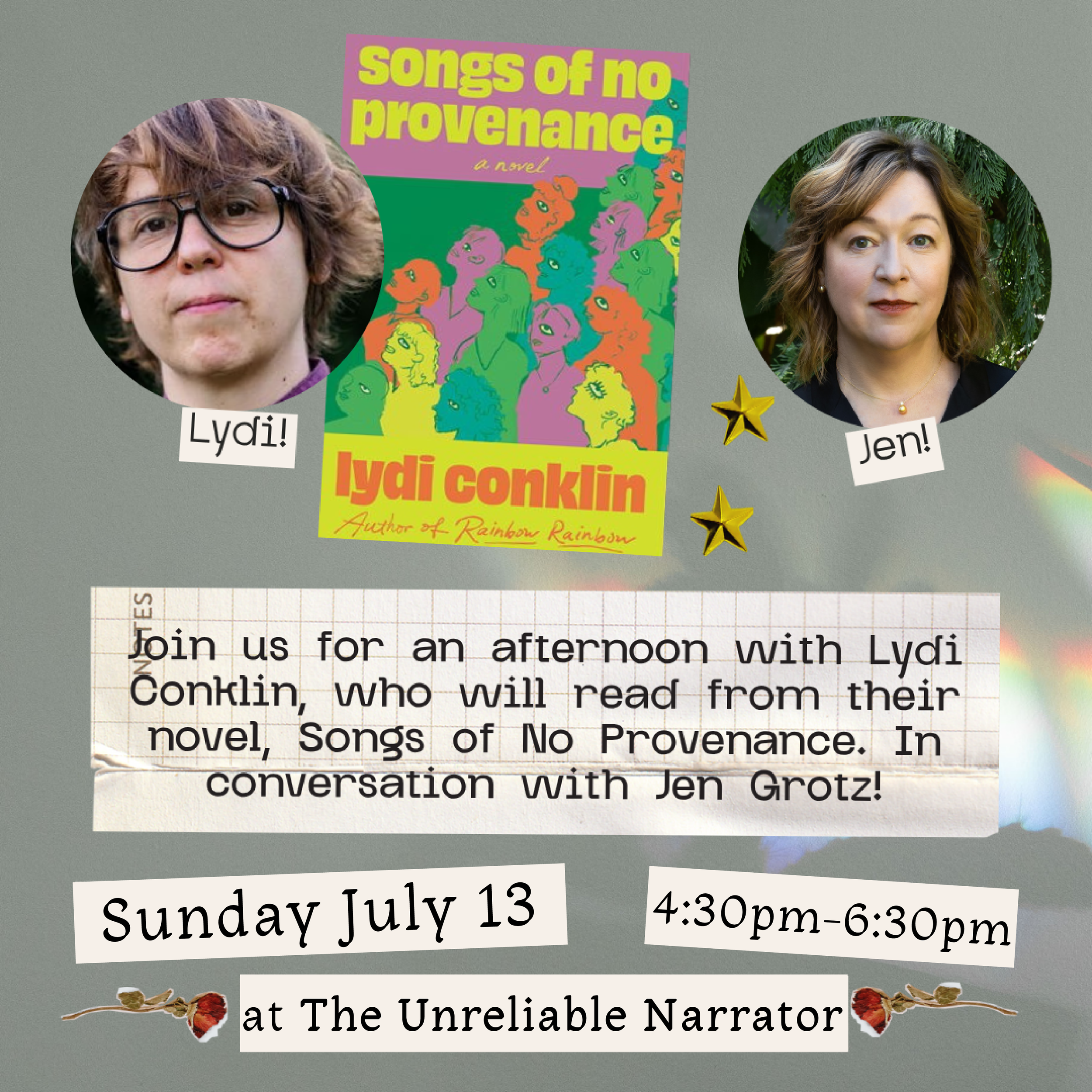 Author Event with Lydi Conklin