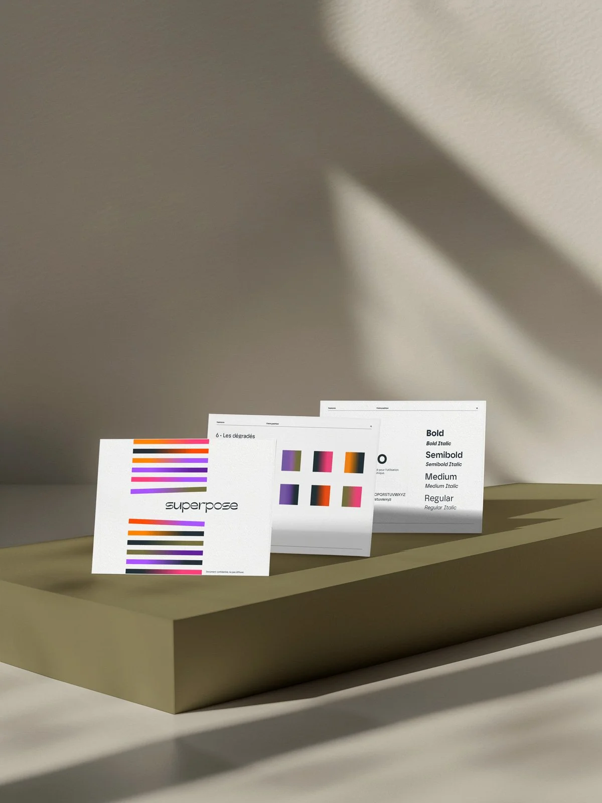 studio superpose rebranding nouveau logo charte