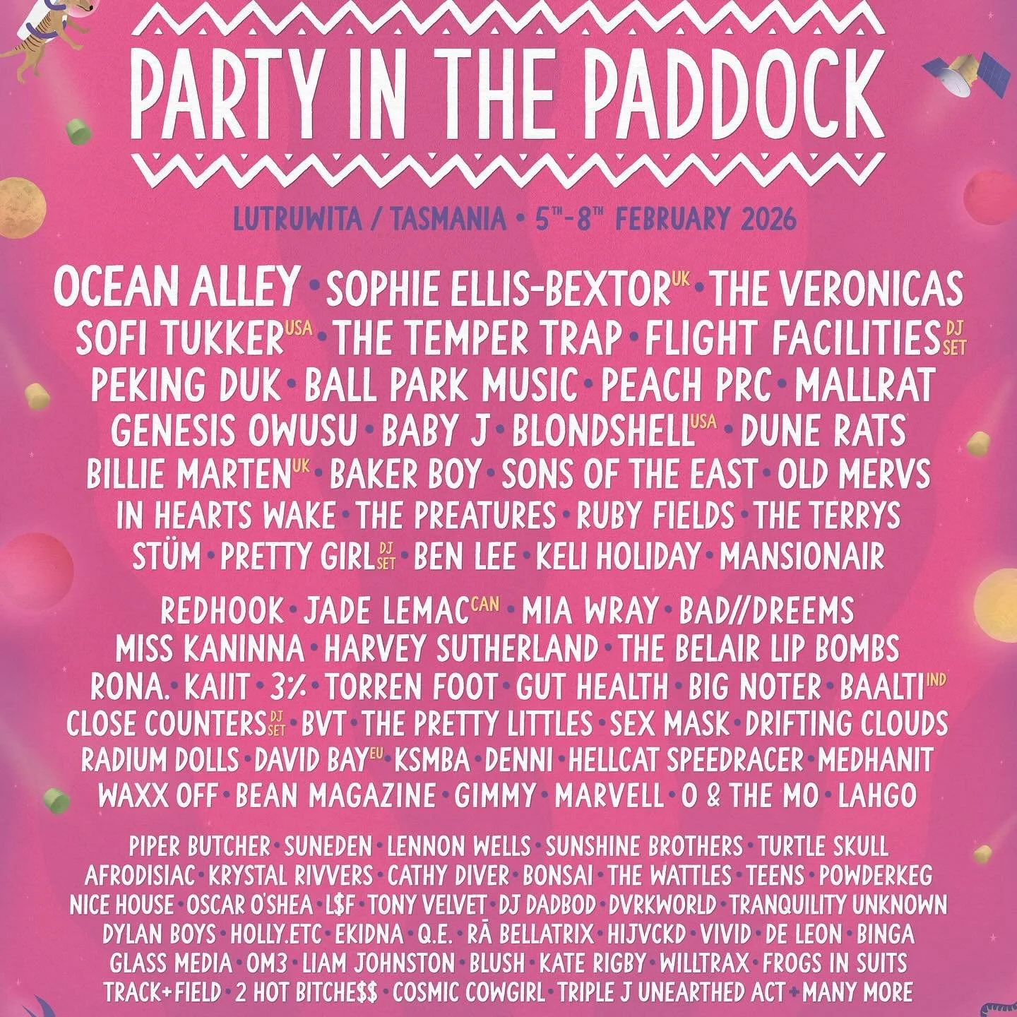 LUTRUWITA / TASMANIA ⚡️ we can&rsquo;t wait to gather with you .. Grab your tix for this years @partyinthepaddock 
-
Heading to the sacred land of the ancestors it&rsquo;s going to be a special one 🔥