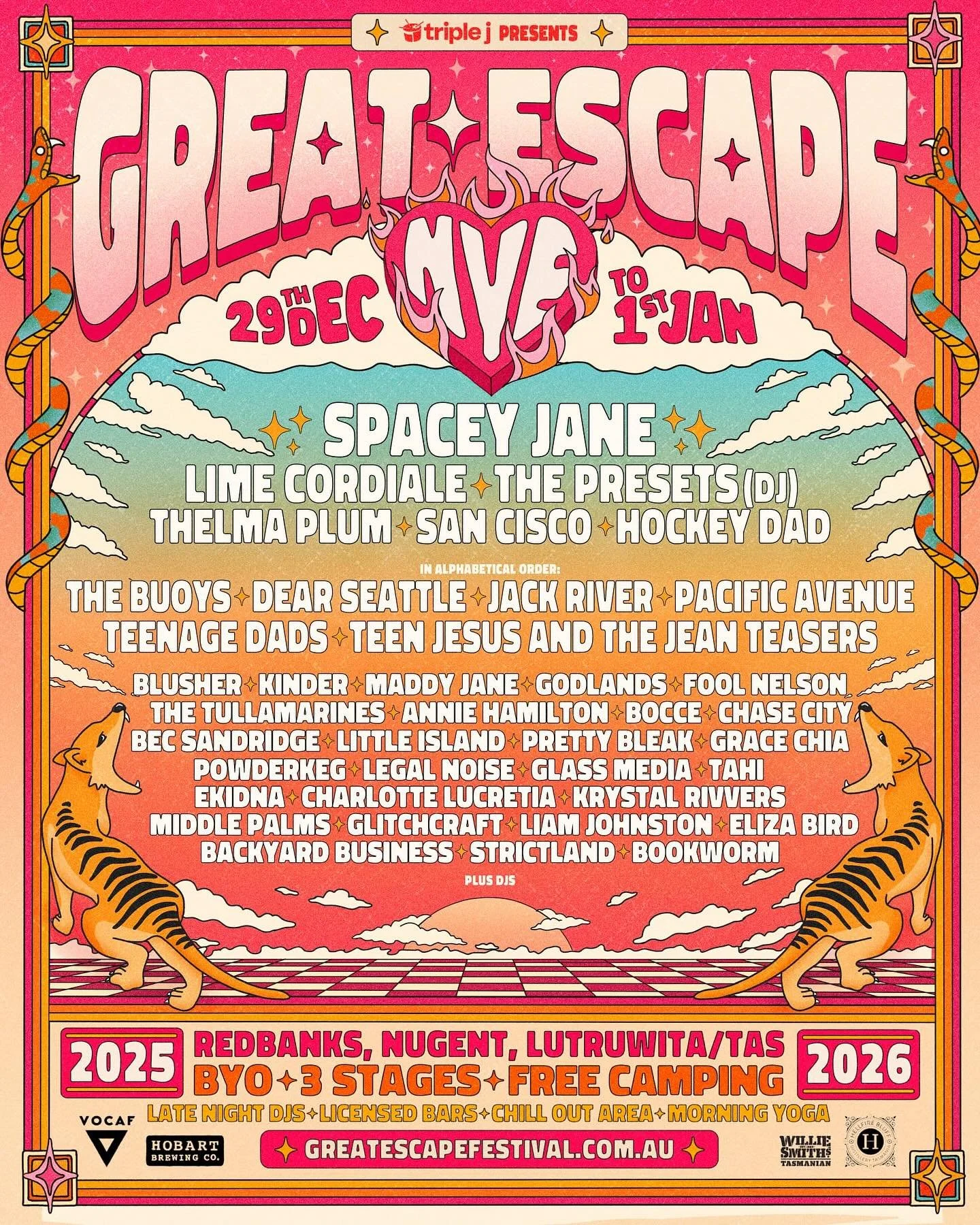 NEW YEARS SORTED @great_escape_music_festival ⚡️ 
-
Playing with a tonne of other amazing acts on DEC 30 🔥 
-
Can&rsquo;t wait to wrap a huge year with you TASSIE 🖤
