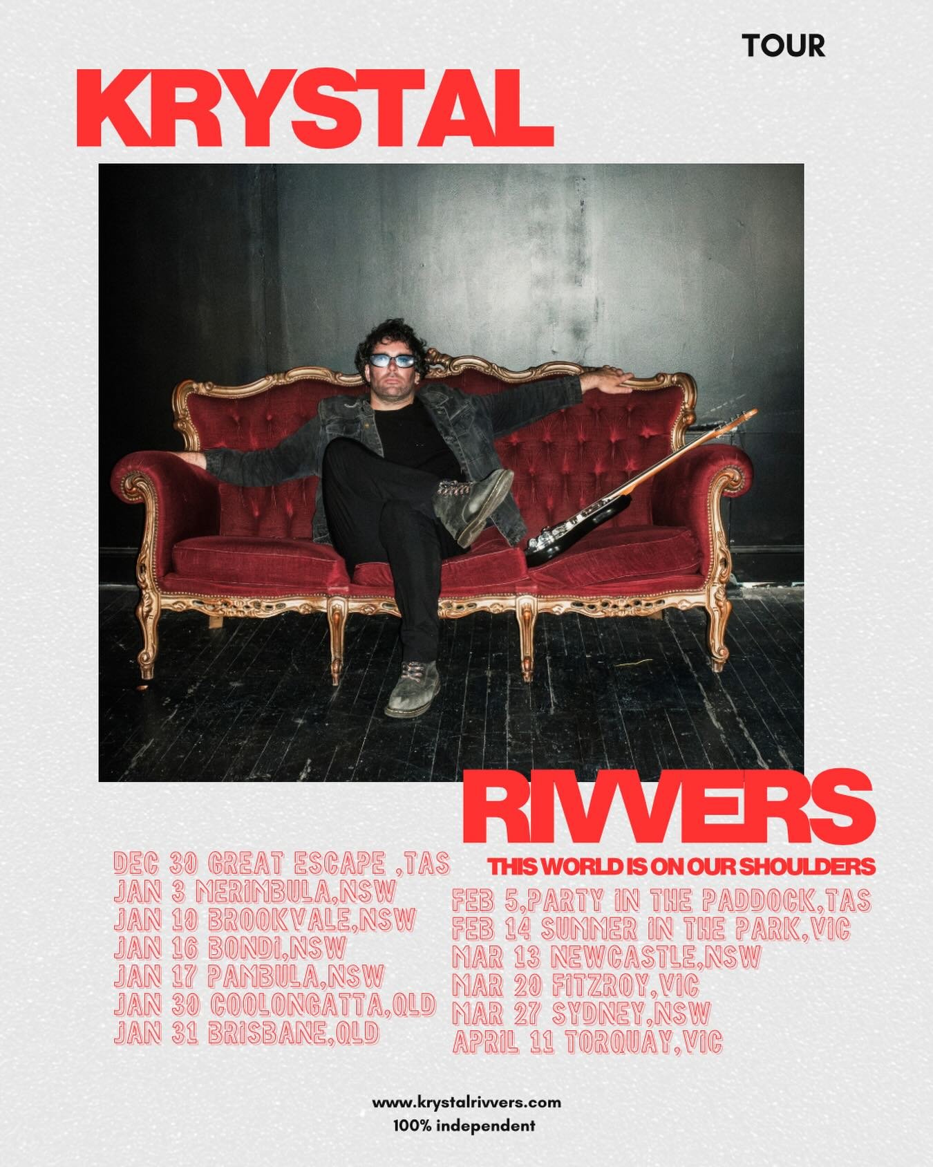 SUMMER TOUR 25/26 🖤 
-
Our biggest yet 4 states &hellip; 13 shows &hellip;.. 3 festivals ⚡️ 
-
We can&rsquo;t wait to bring you this new live show and brand new music including &ldquo;This World Is On Our Shoulders&rdquo; EP including &ldquo;Sienna&