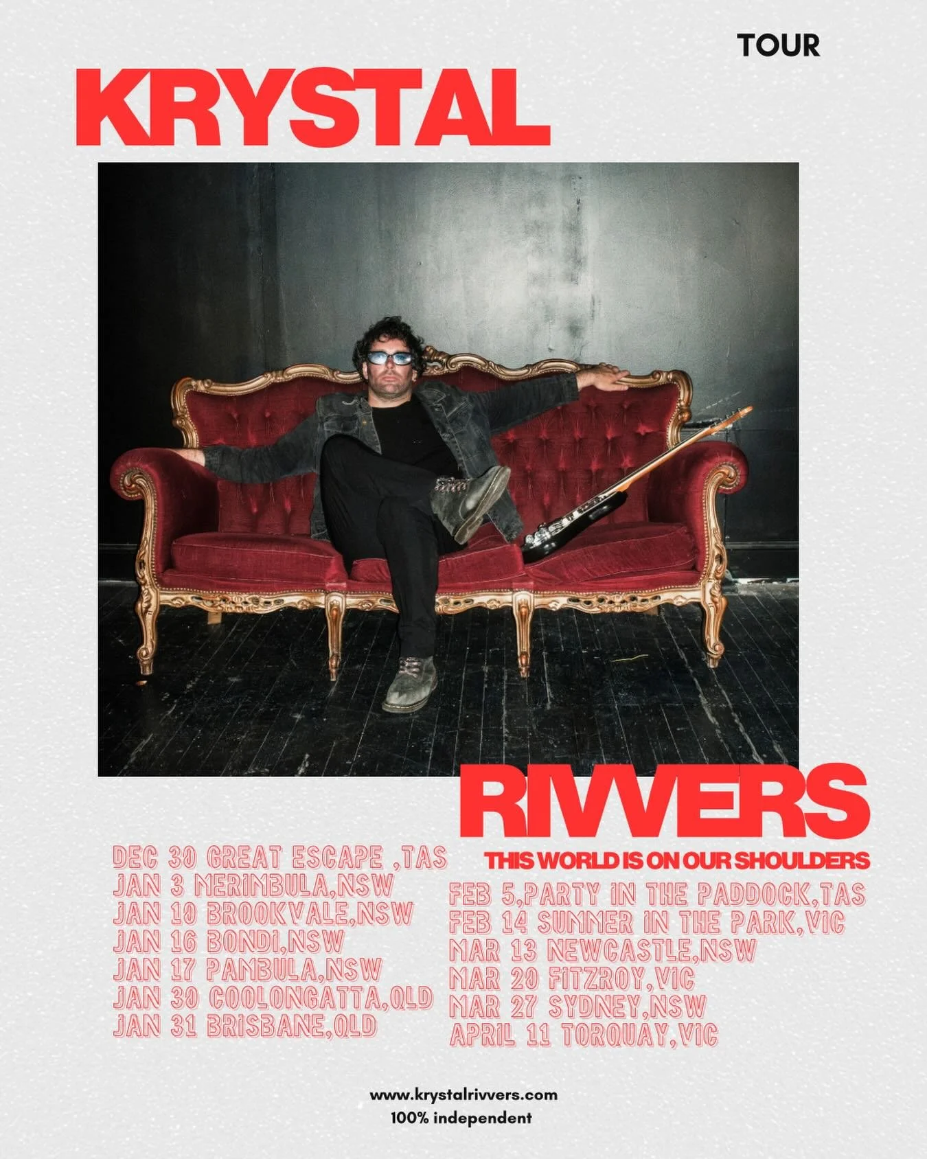 SUMMER TOUR 25/26 🖤 
-
Our biggest yet 4 states &hellip; 13 shows &hellip;.. 3 festivals ⚡️ 
-
We can&rsquo;t wait to bring you this new live show and brand new music including &ldquo;This World Is On Our Shoulders&rdquo; EP including &ldquo;Sienna&