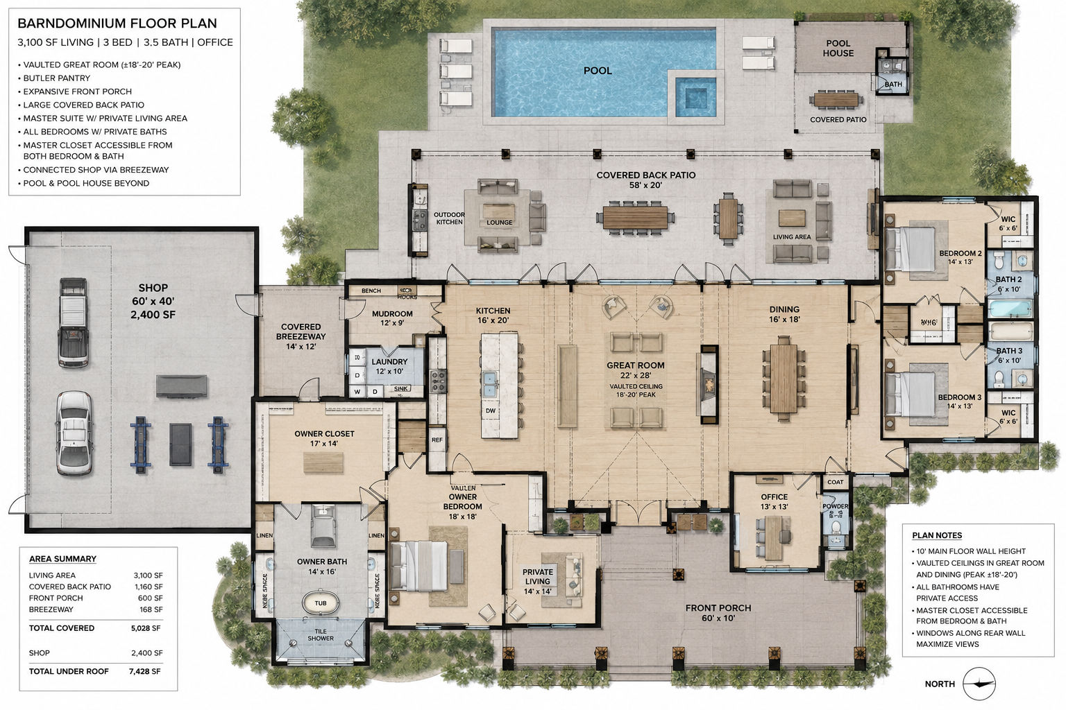 New luxury home building plans