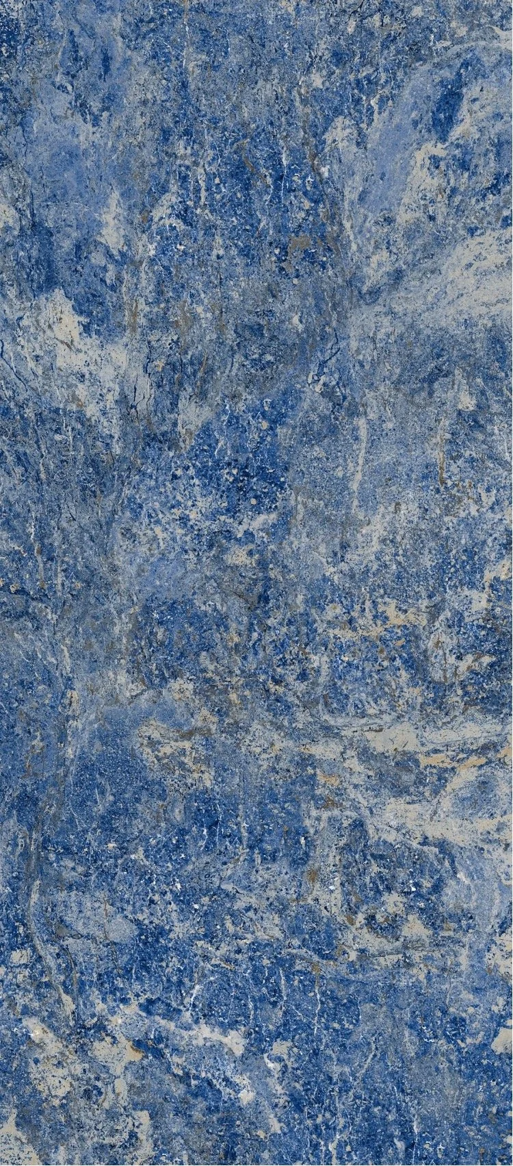 Blue and white textured marble or stone surface.