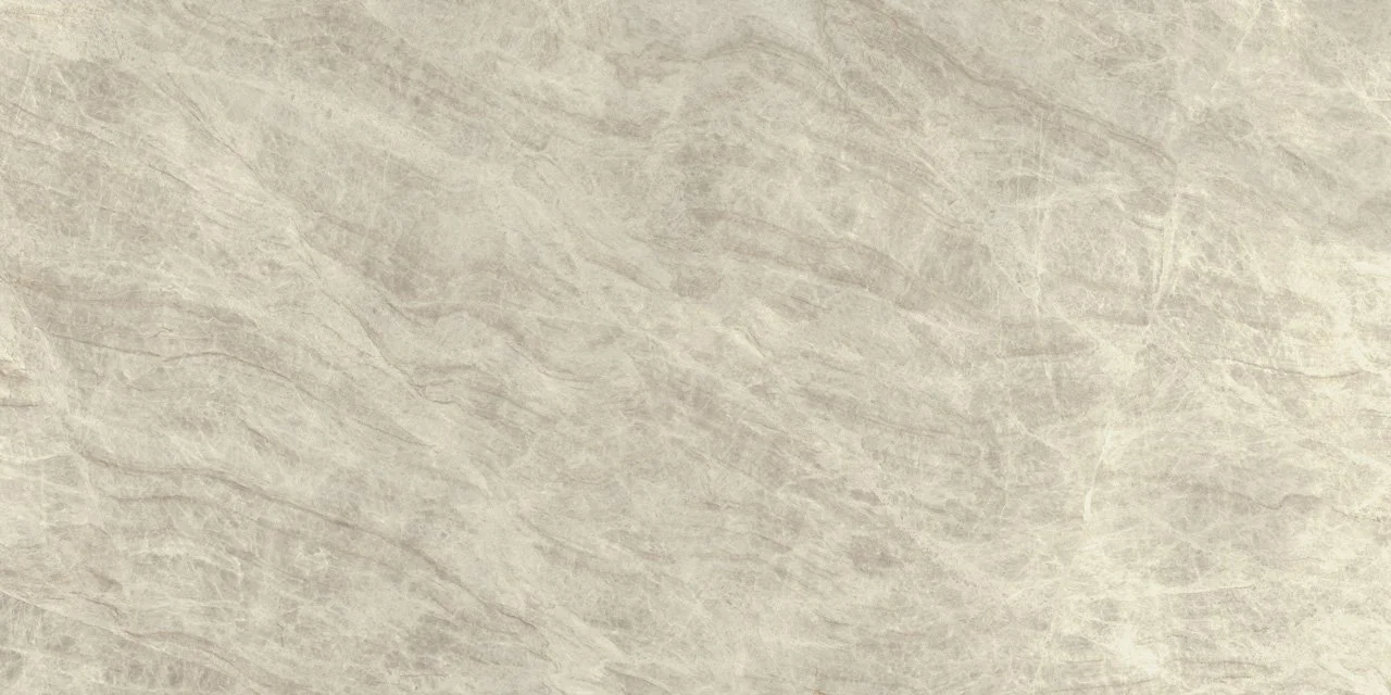 Light beige marble surface with subtle veining.