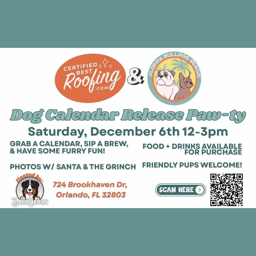 Dog Calender Release Paw-ty with Santa/Grinch Pictures