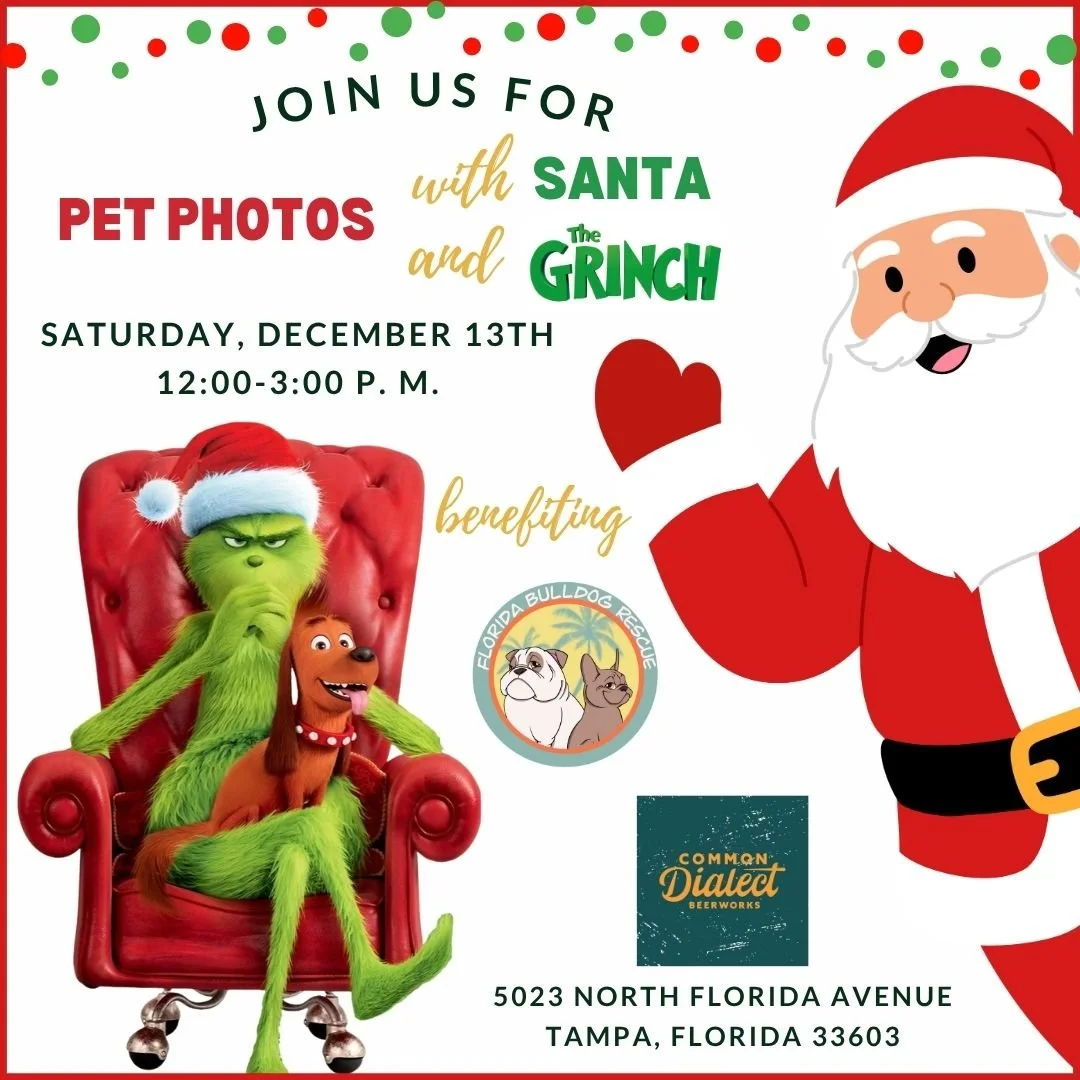 Pet Photos with Santa and the Grinch