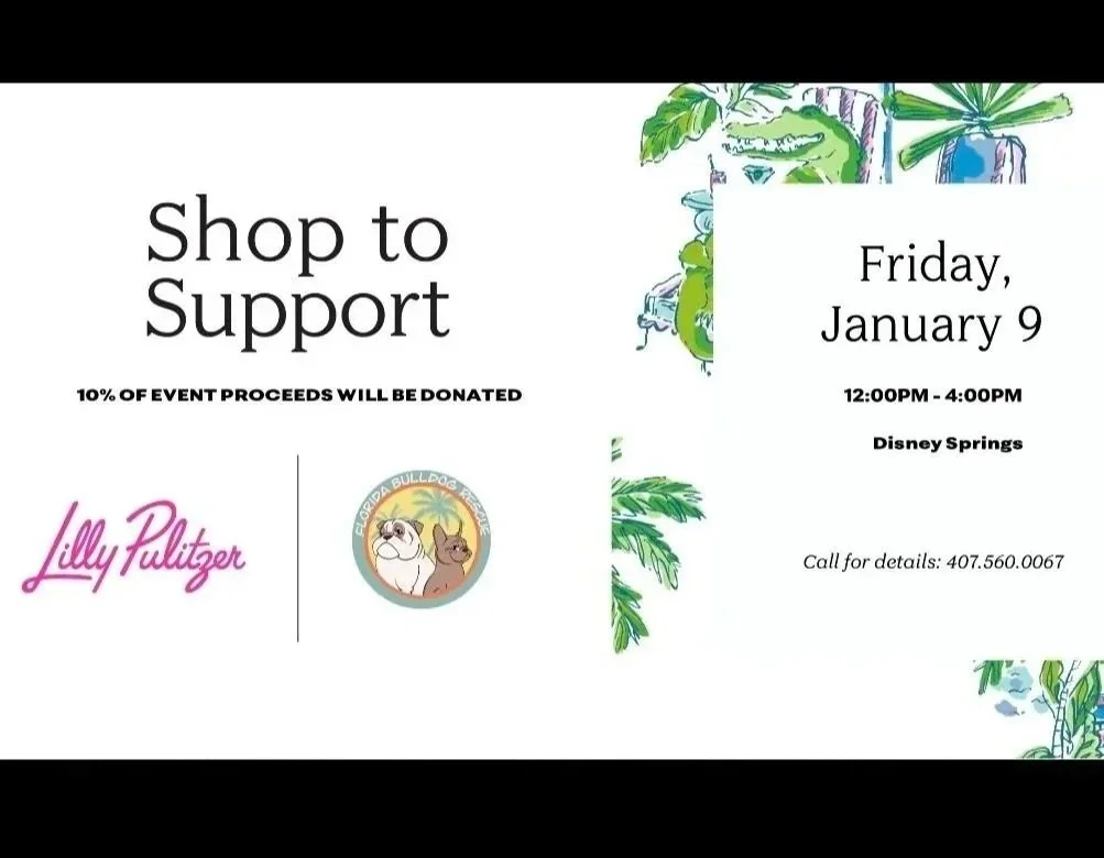Shop to Support - Lilly Pulizer Disney Springs