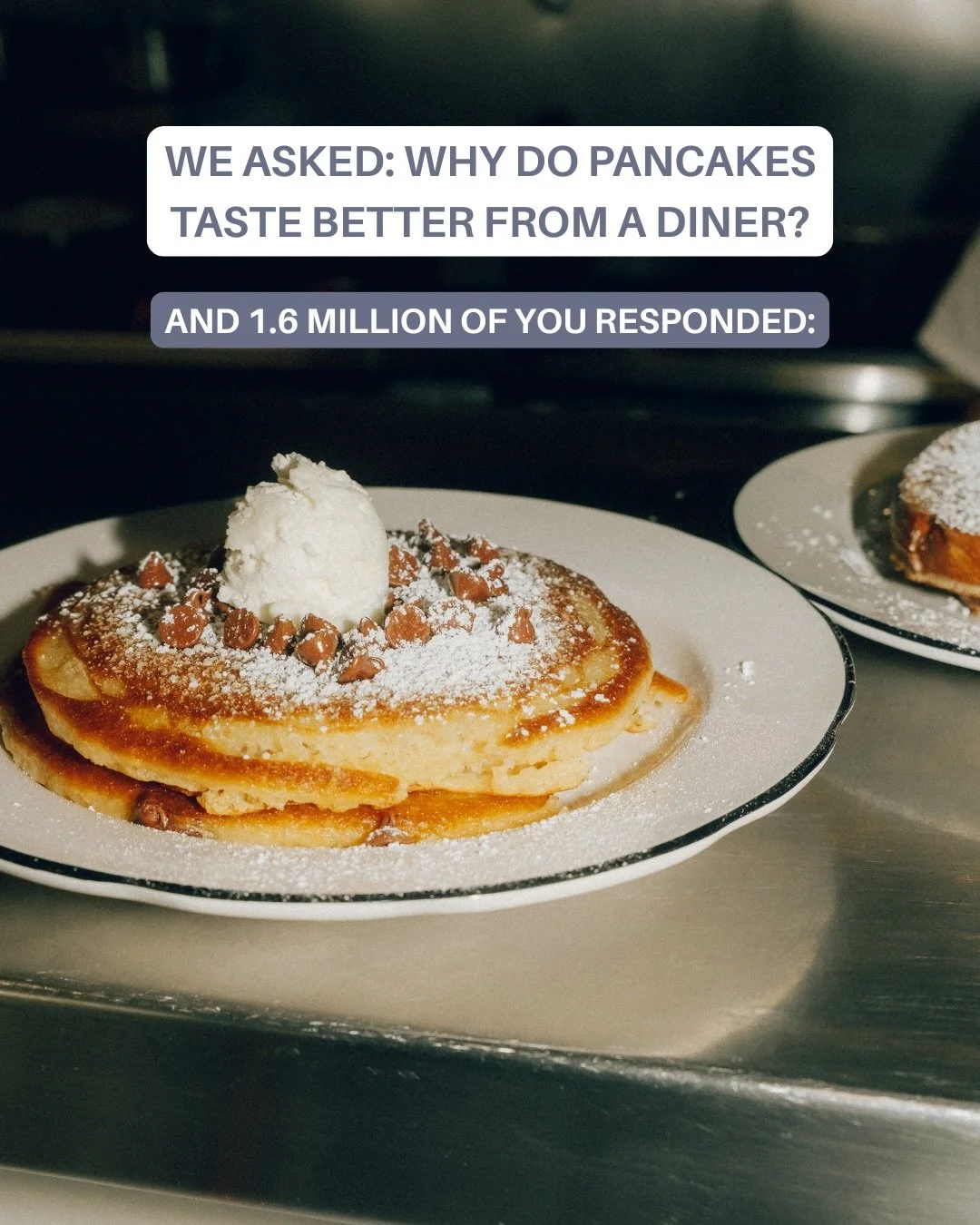 We asked, you answered. 🥞

(But nothing can really explain why our pancakes taste so good &hellip;)