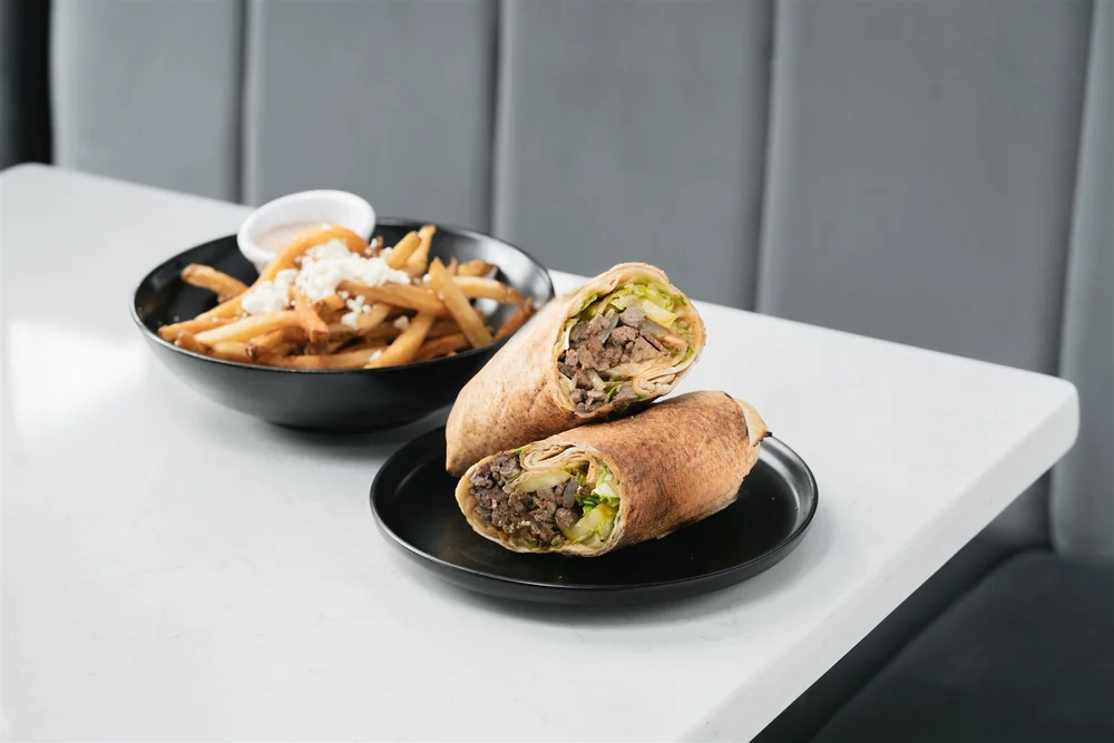 Buy one wrap, <em>get one half off</em>