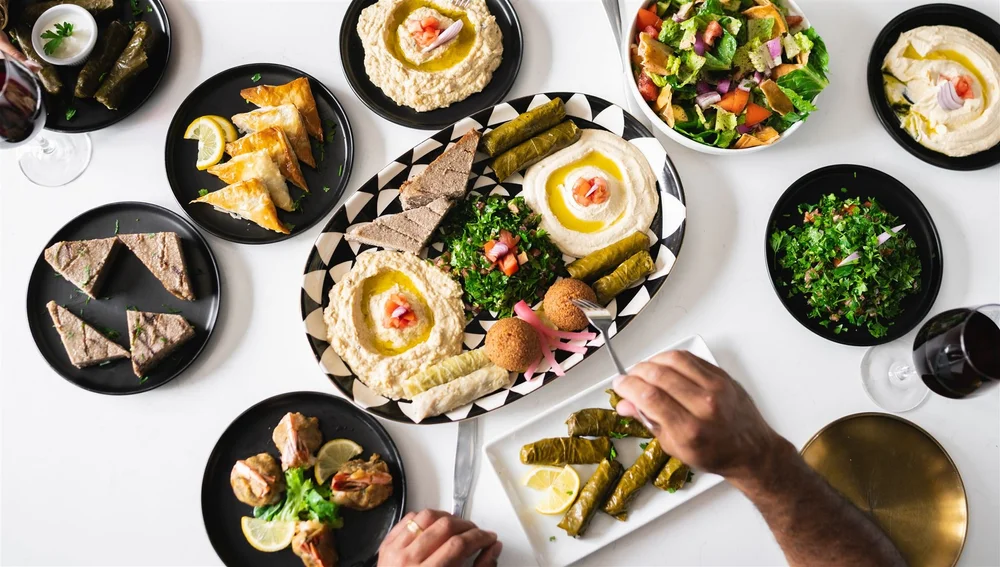 Mezze spread at Sevmar Bistro