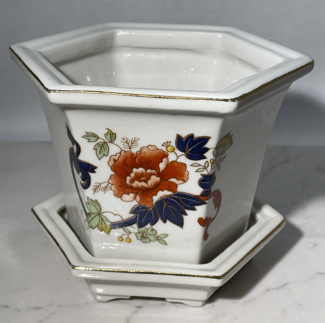 Floral Ceramic Planter