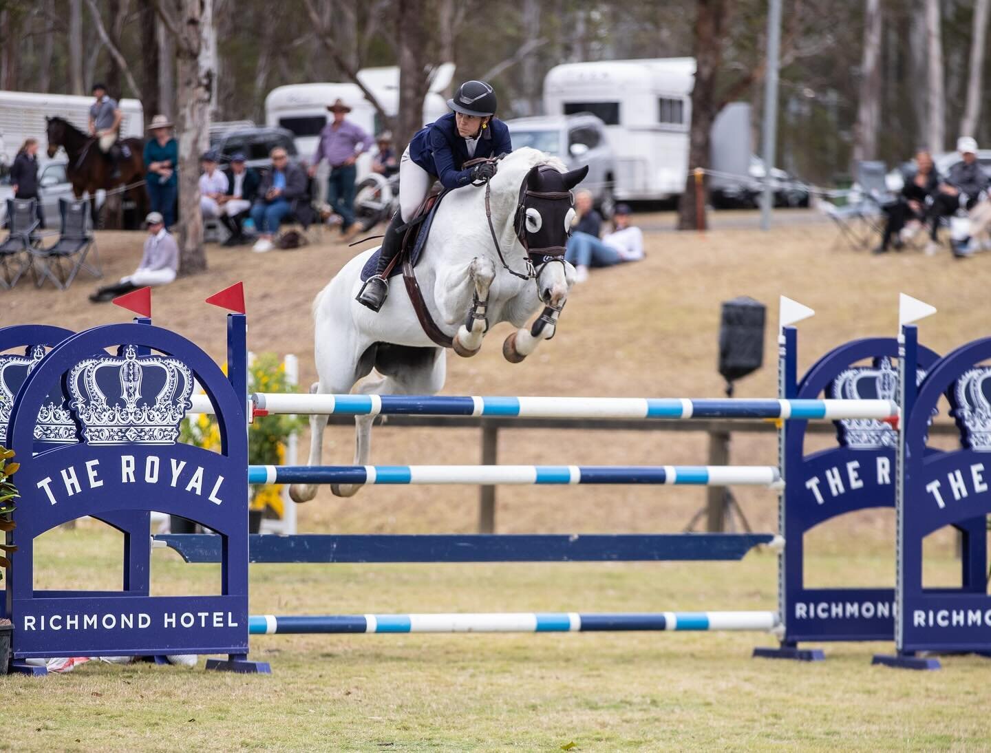 With the horses out on spell for summer, here&rsquo;s a small throwback of our lovely Christabella in the Futurity @ Australian Jumping Championships 2023