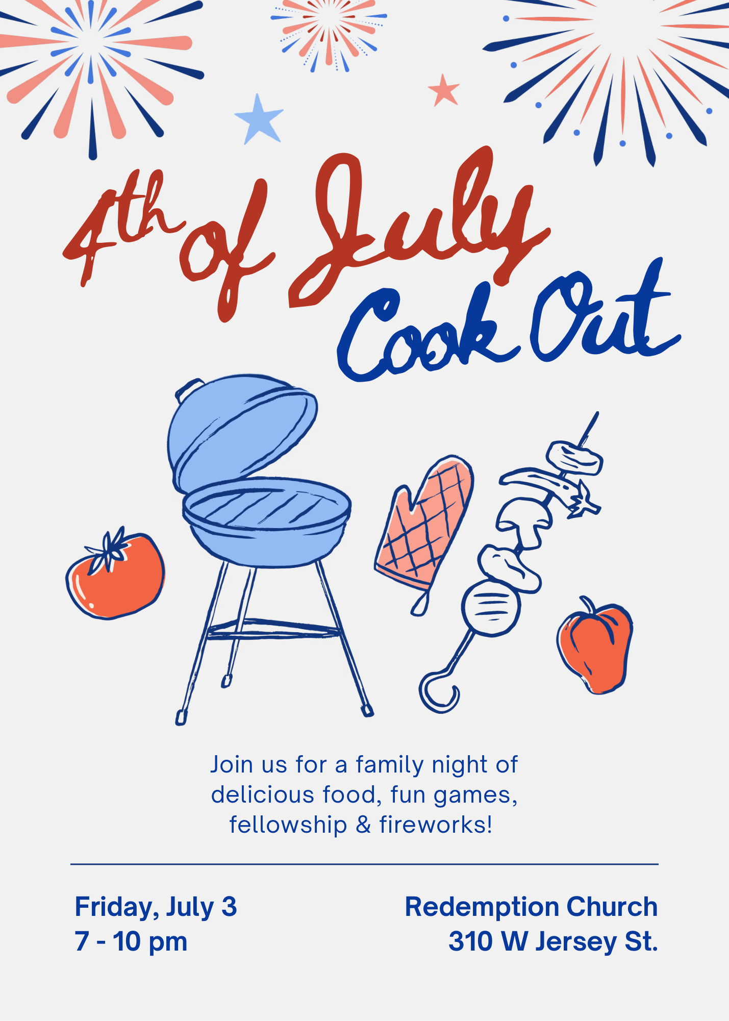 July 4th Cookout and Fireworks