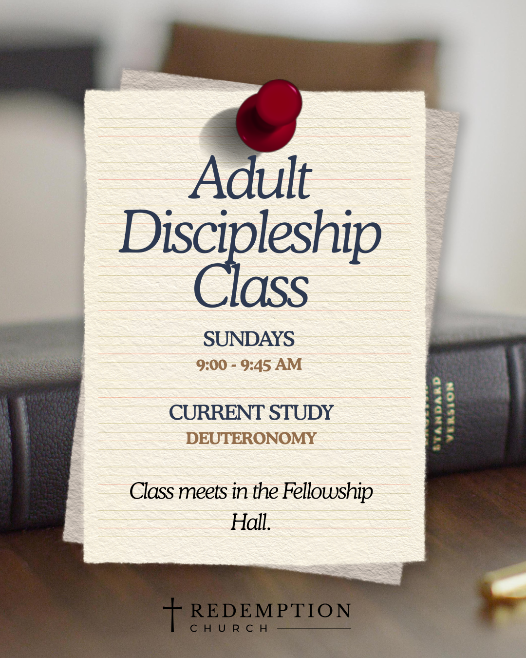 Adult Discipleship Class