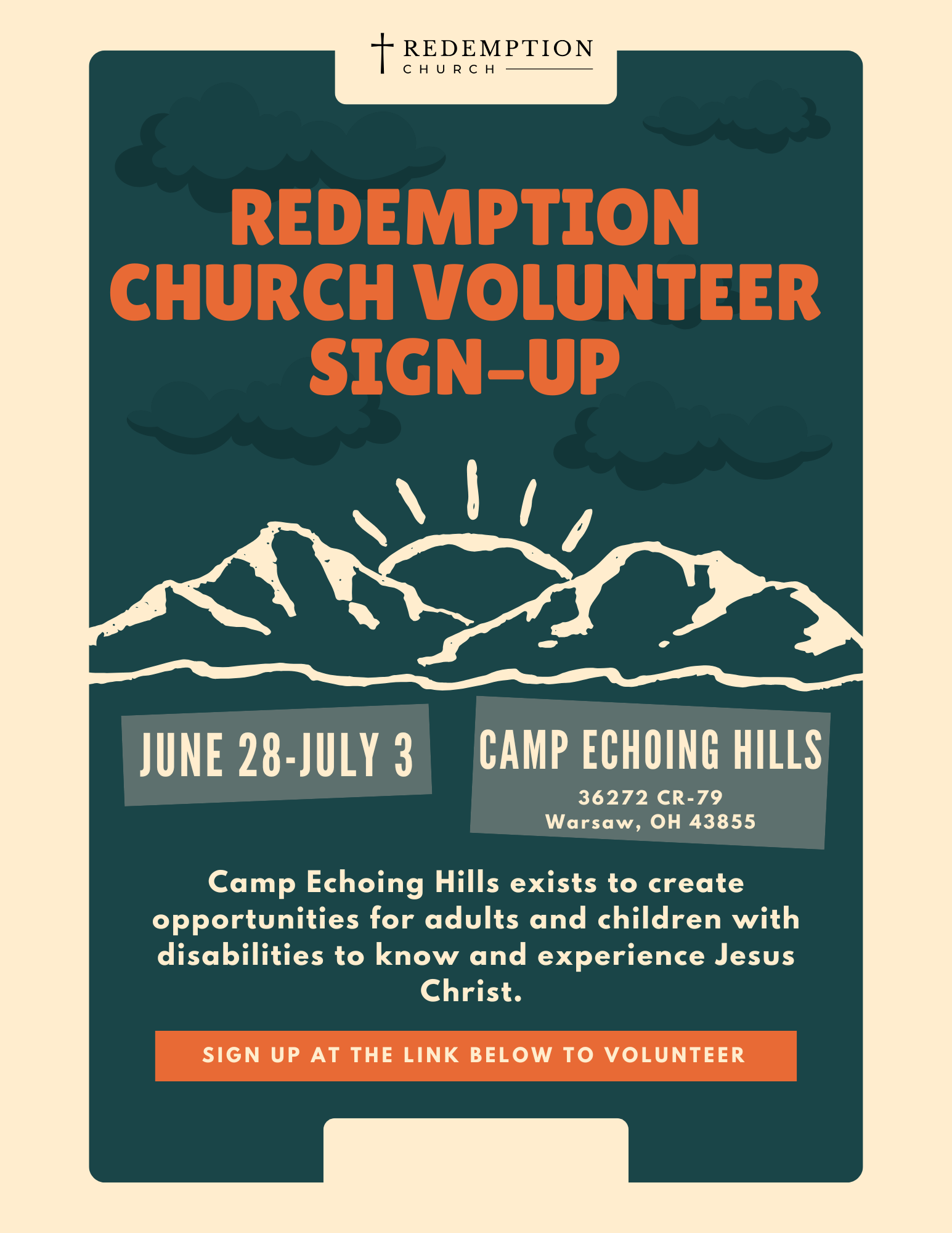 Serve Week at Camp Echoing Hills