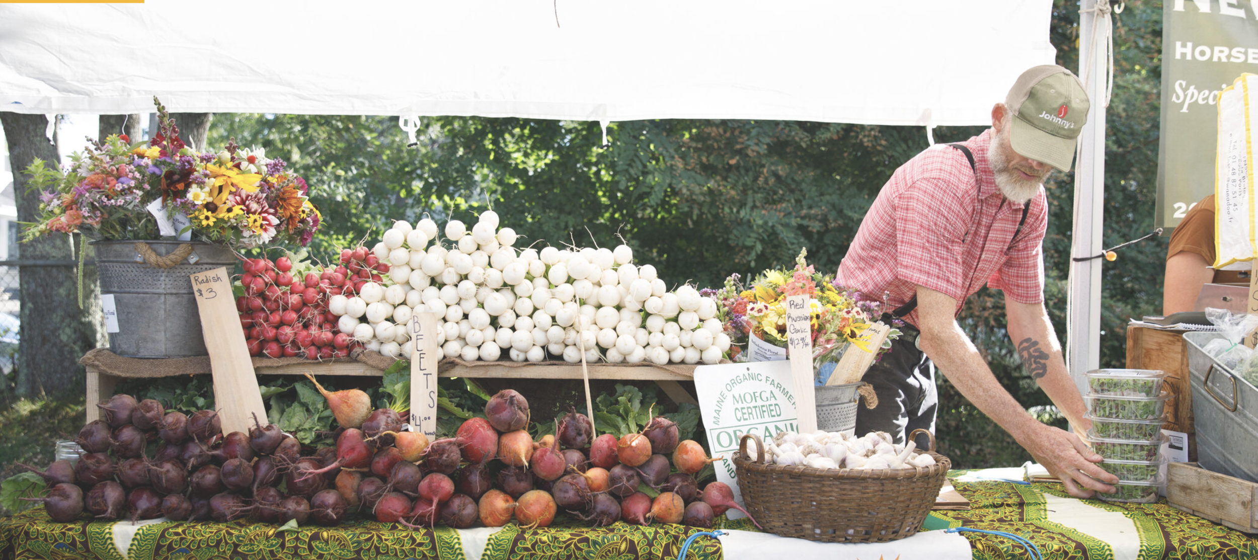 New Beat Farm at the Belfast Farmers Market