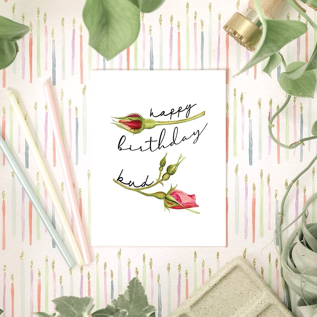it&rsquo;s always fun to see which designs are peoples favorites. 💌

&lsquo;happy birthday bud&rsquo; has been our best seller and we love it 🌹

do you have a favorite design?