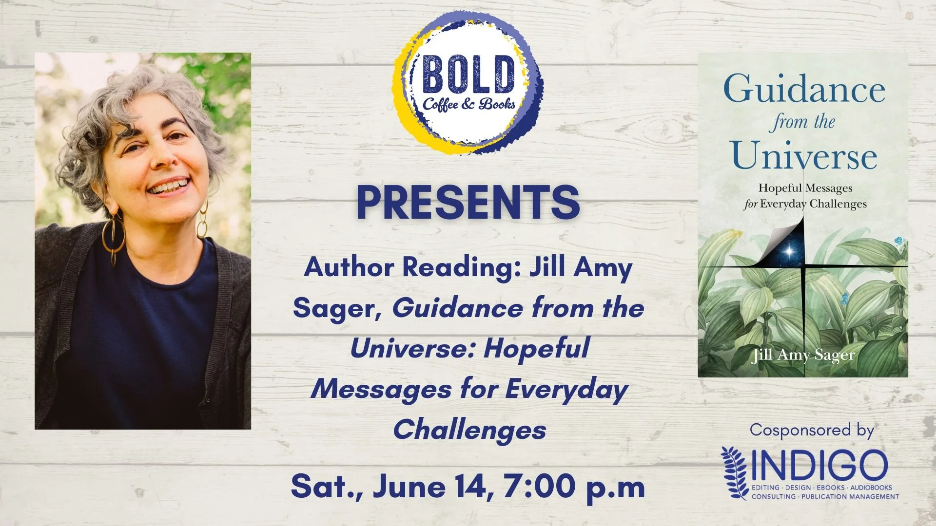 Author Reading: Jill Amy Sager, Guidance from the Universe: Hopeful Messages for Everyday Challenges