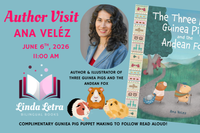 Author Event: Ana Velez - The Three Little Guinea Pigs and the Andean Fox