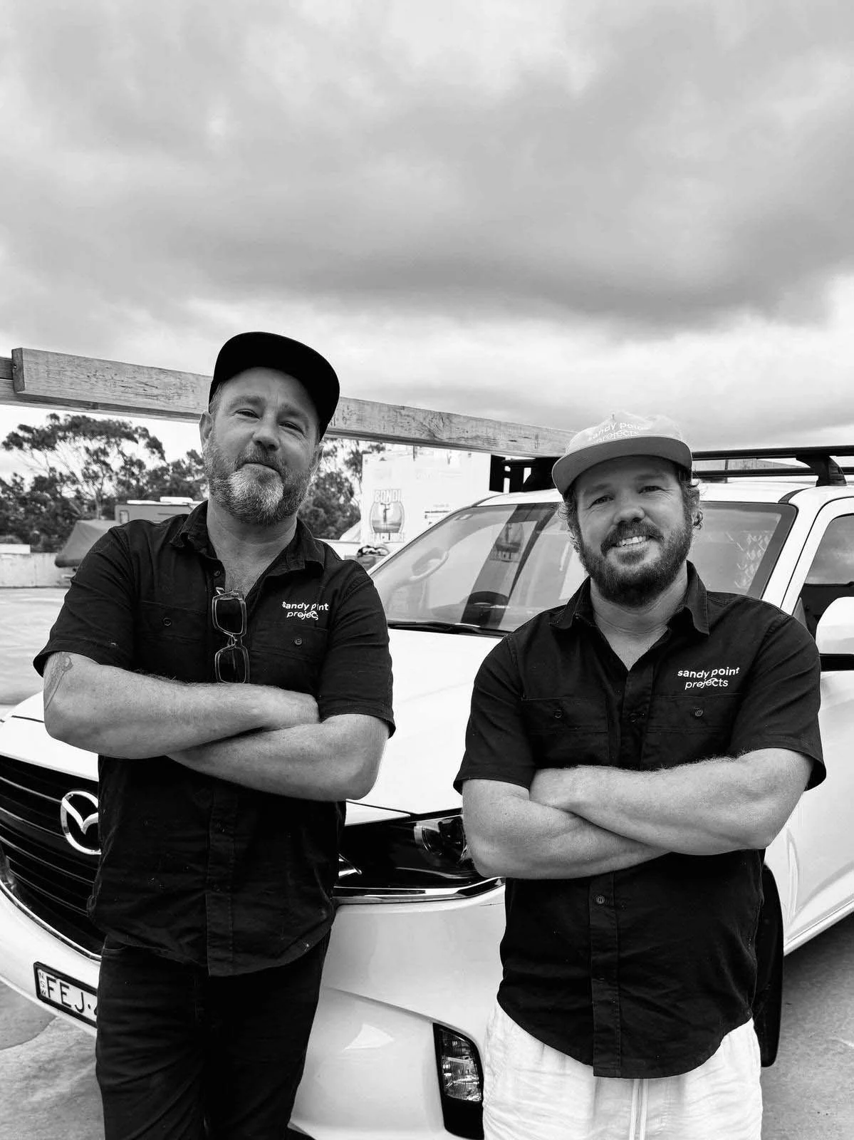 Two Directors and builders Chris and Lockie from Sandy Point Projects based on the Northern Beaches Sydney