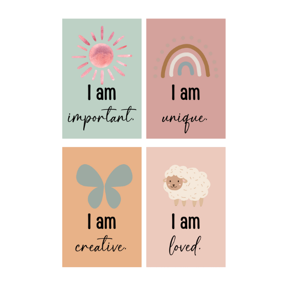 Affirmations are positive statements that help shape our thoughts and beliefs. For children, affirmations can be a powerful tool to boost self-esteem, cultivate a positive mindset, and encourage kindness towards themselves and others. By repeating af