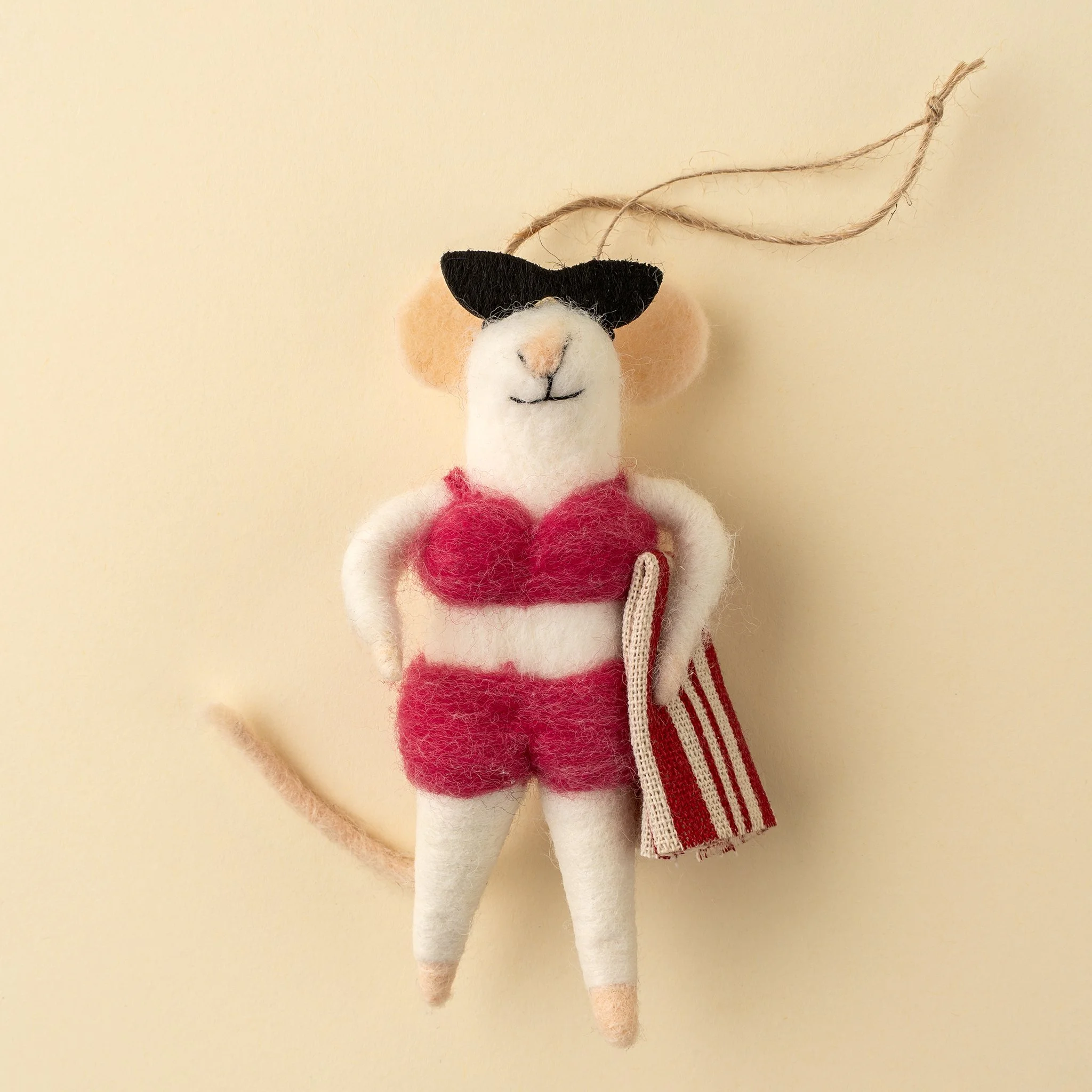 Bikini Bonnie Mouse Holiday Ornament