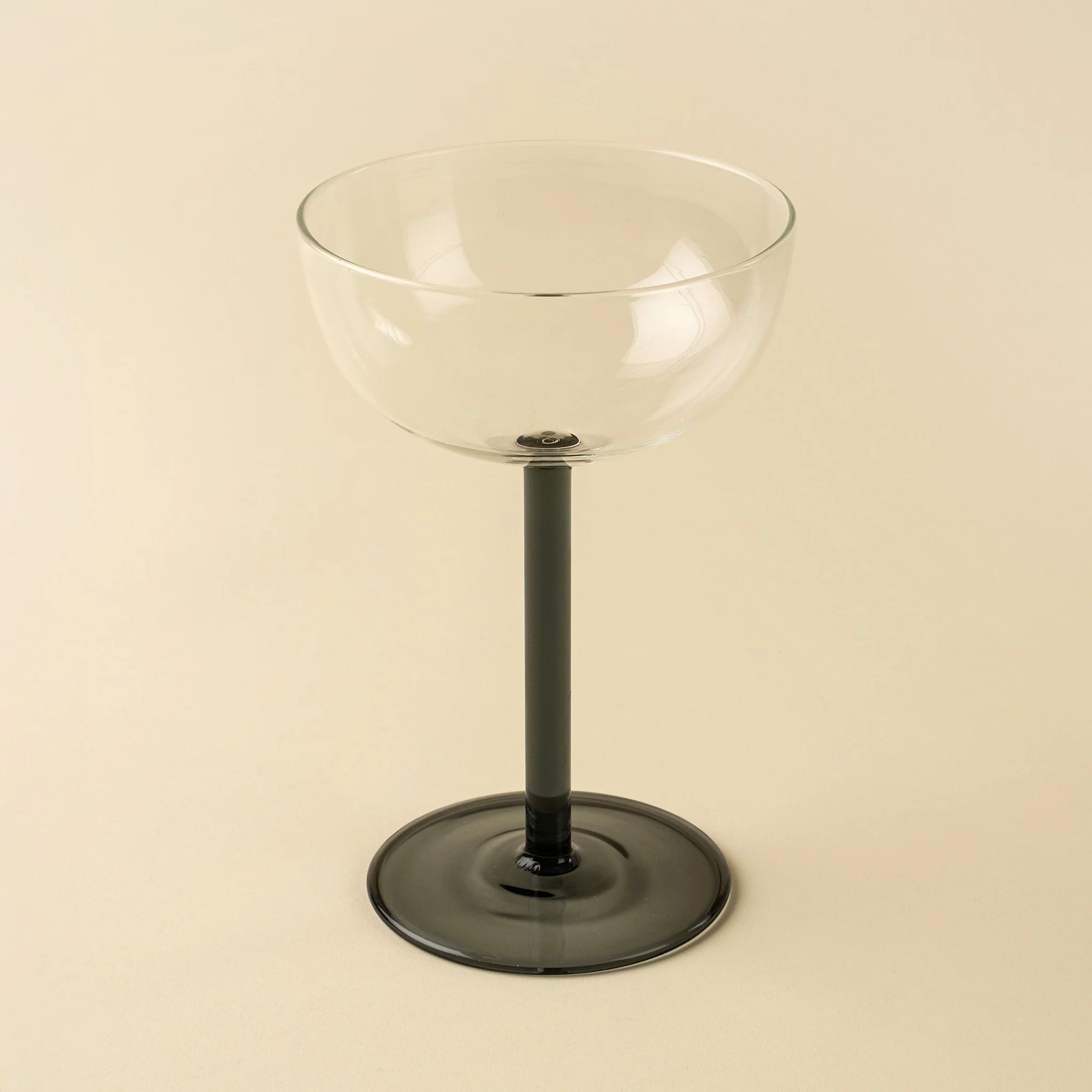 Aura Coupe Glass, Smoke