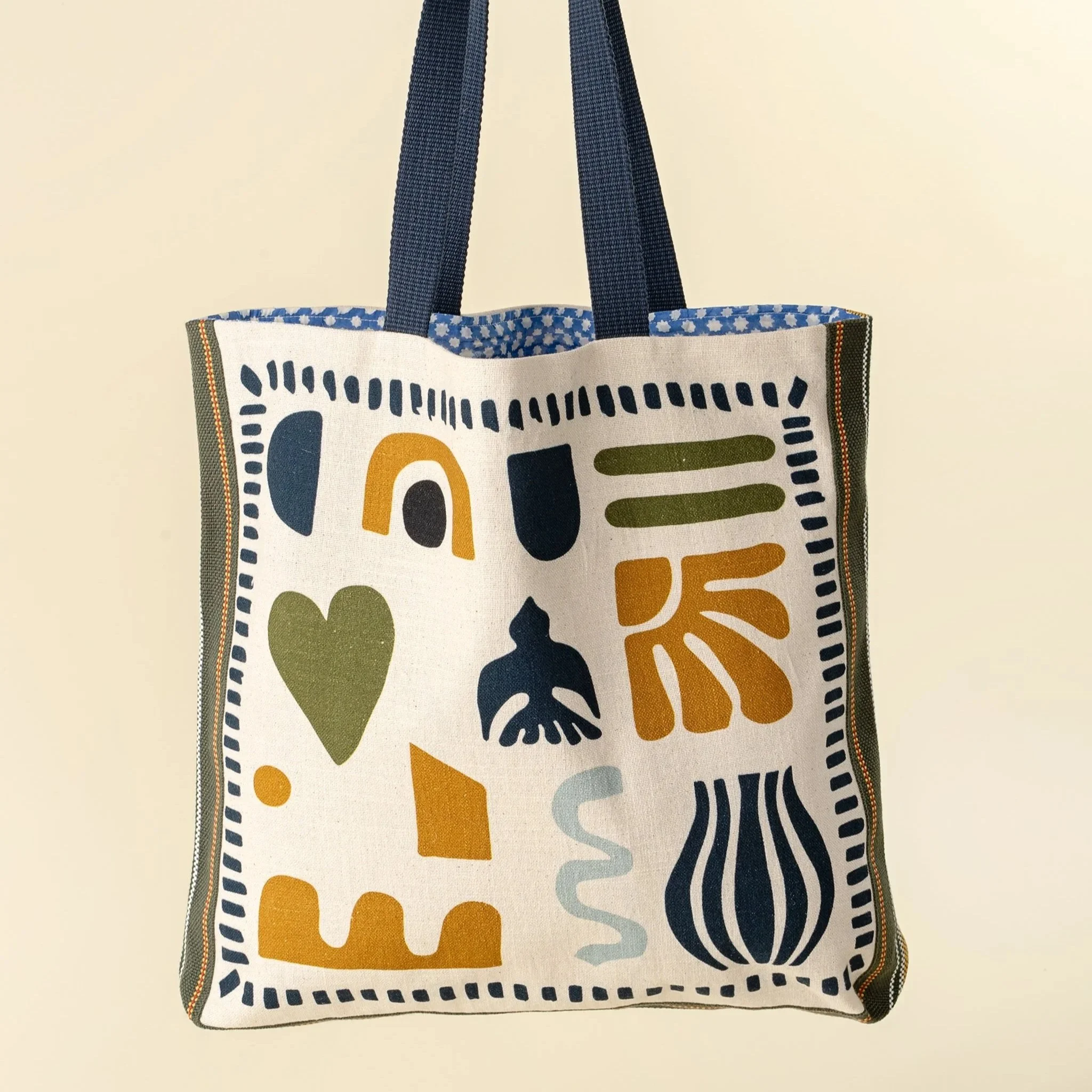 Spring Silhouettes Tote Bag, Multi