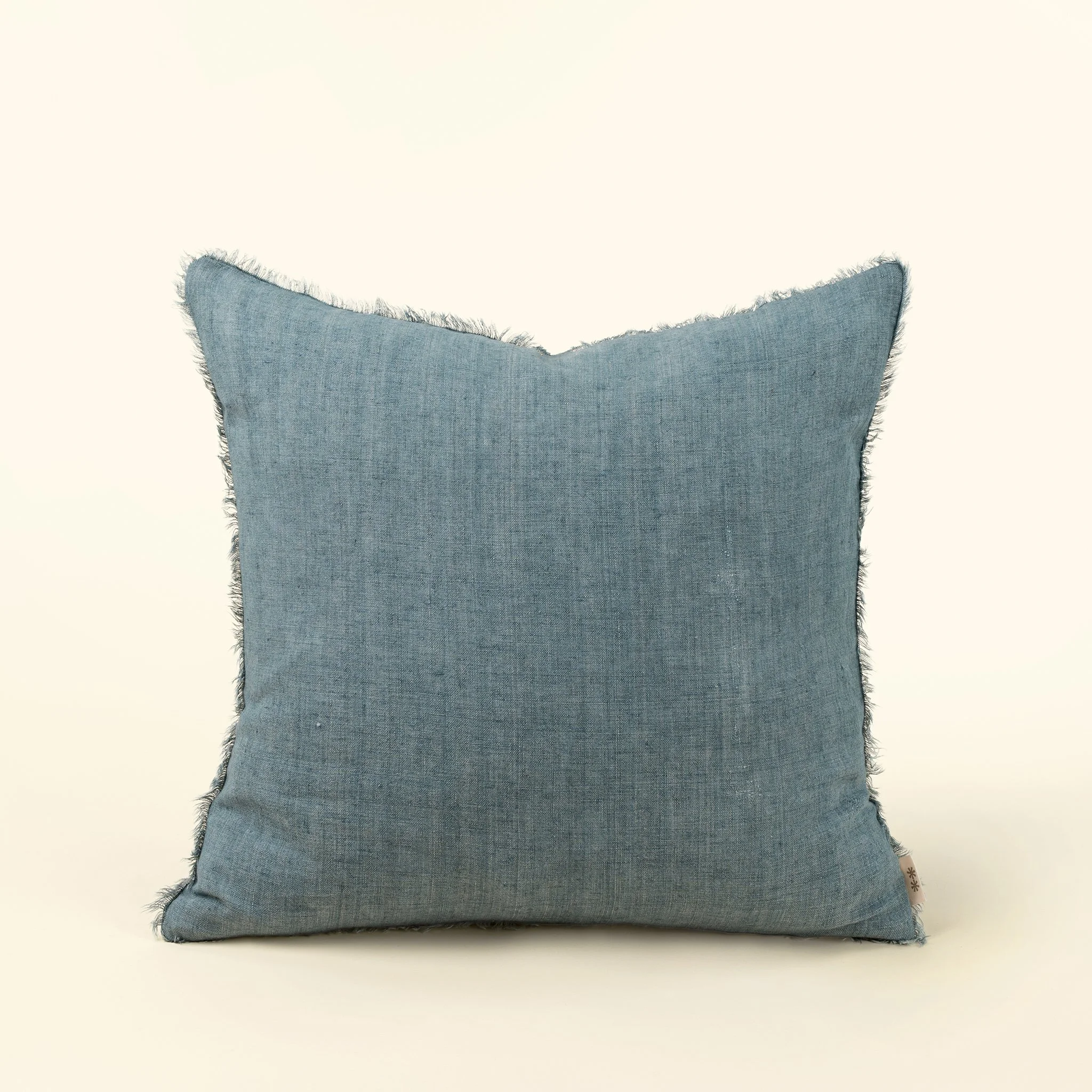 20x20 Lina Linen Pillow Arctic Blue