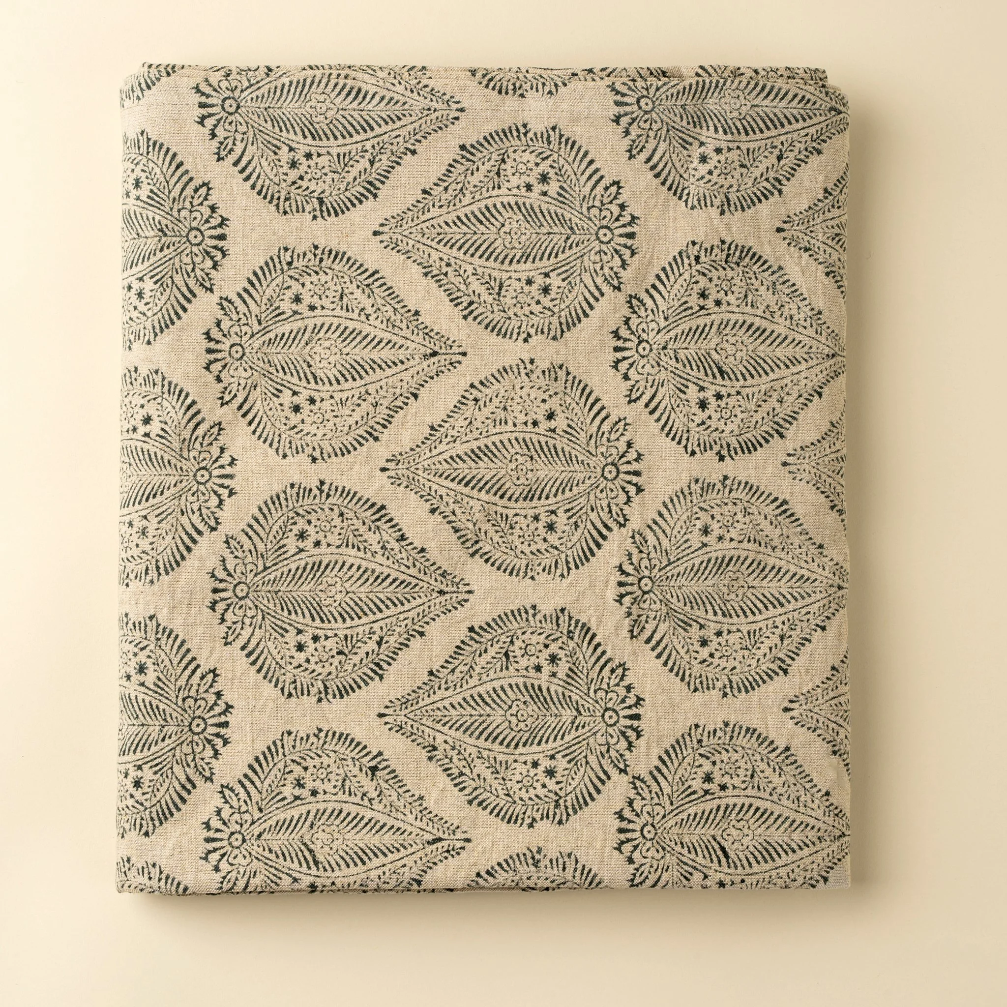 Briar Block Print Tablecloth