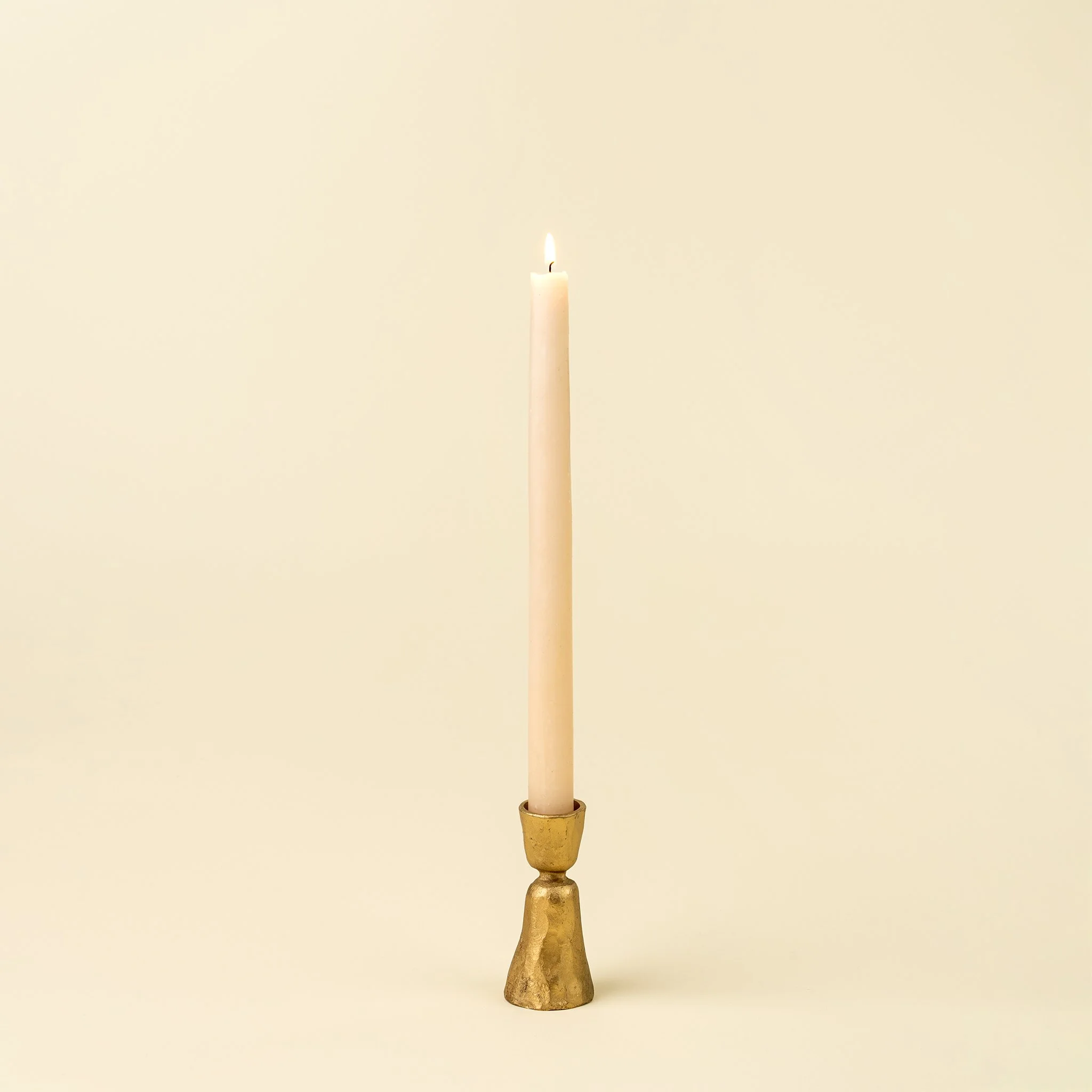 Zora Forged Candlestick S, Gold