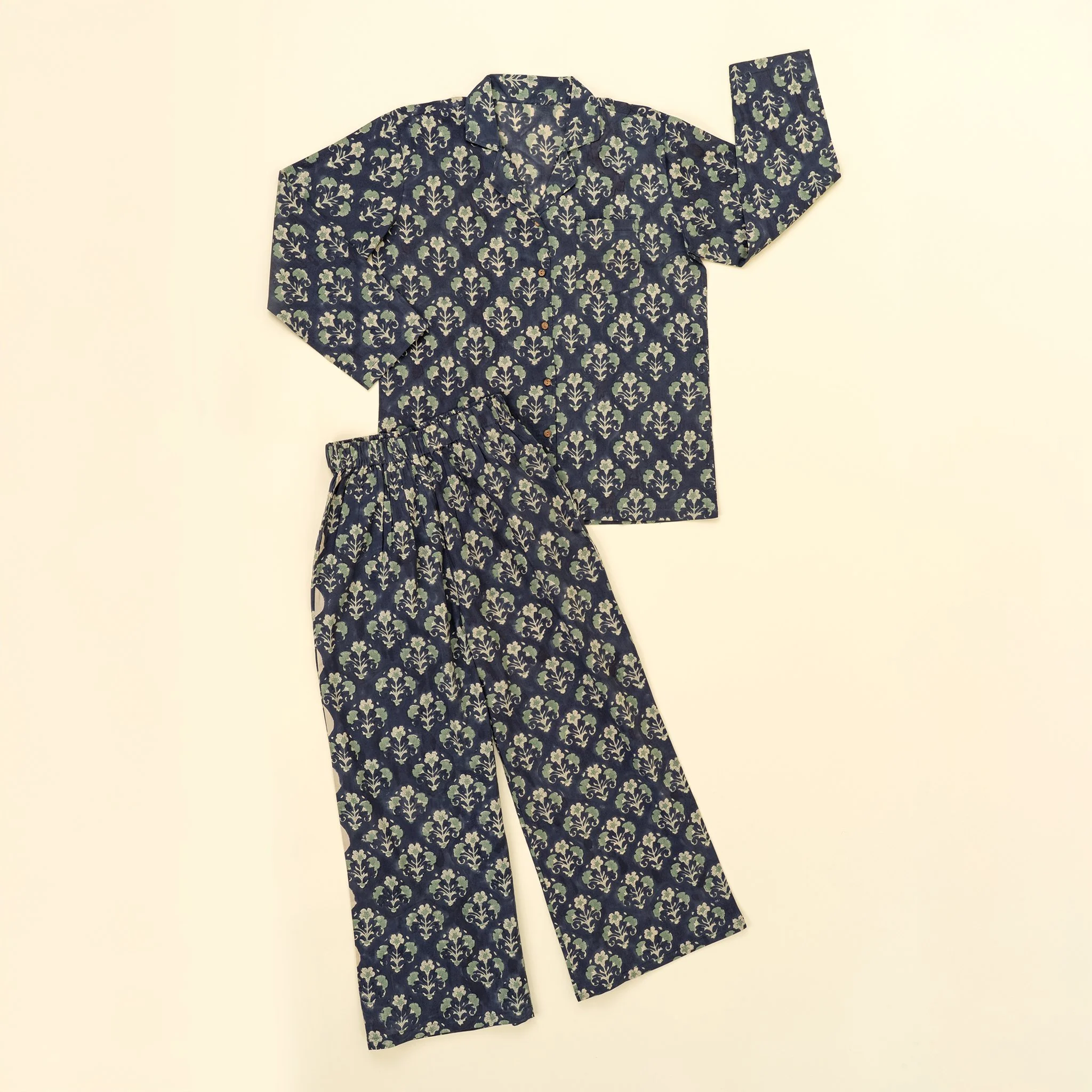 Kavita Block Print Pyjama Set - L/XL