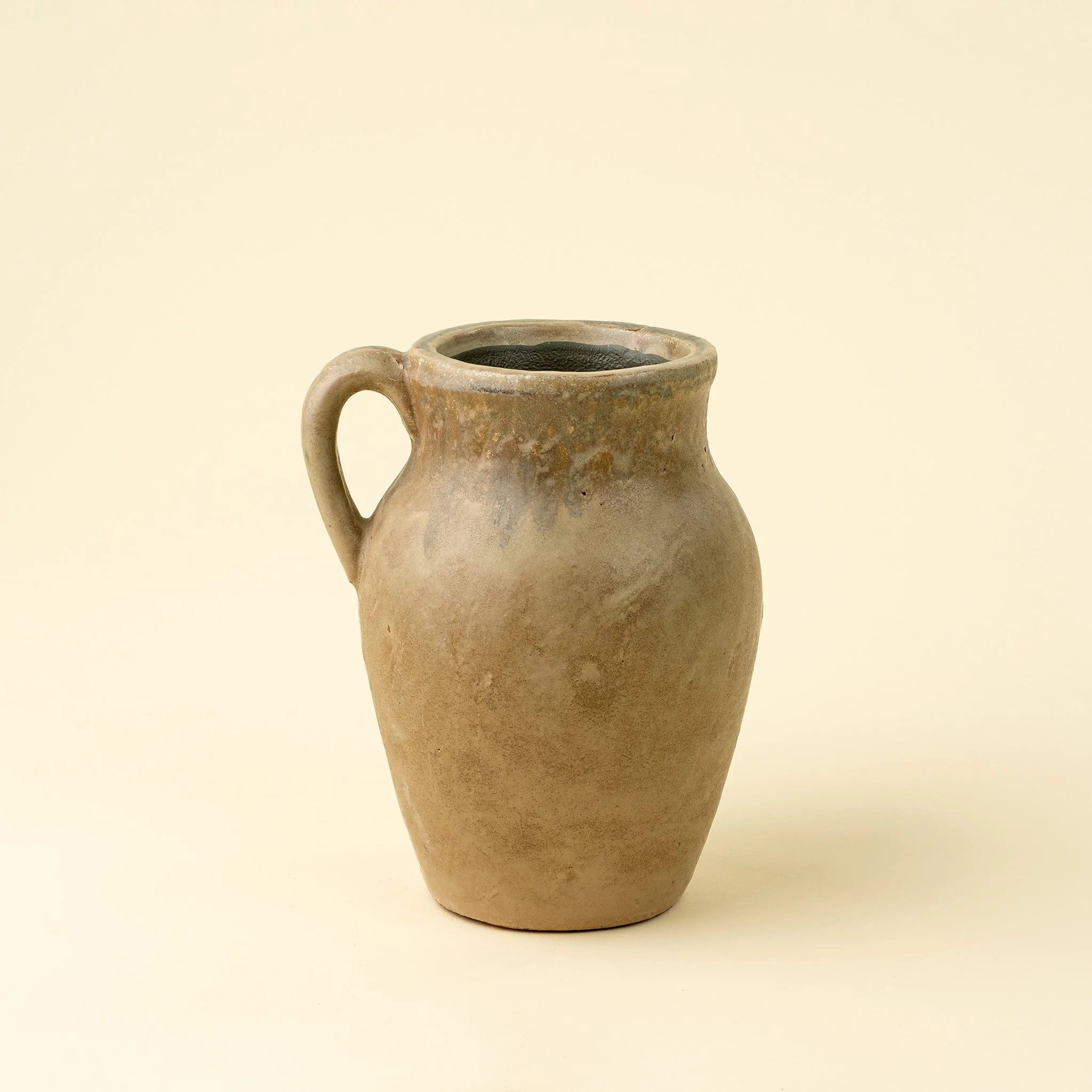 Rhodes Pitcher Vase S, Reactive Brown