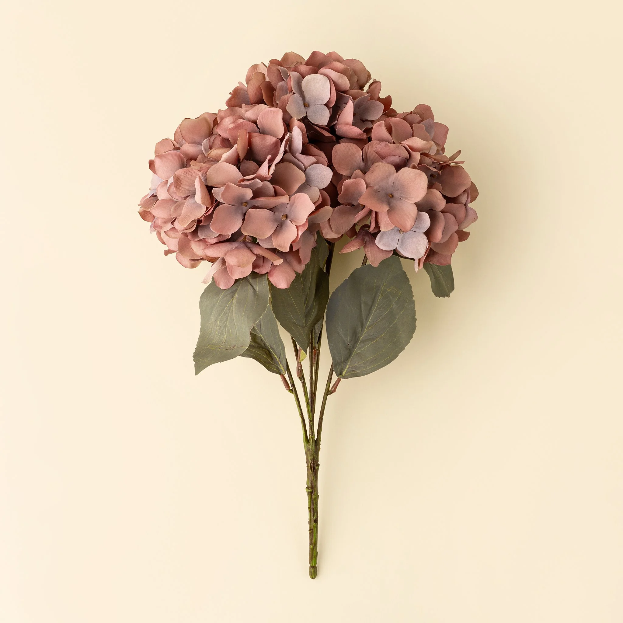 Autumn Hydrangea Spray, Dusty Pink