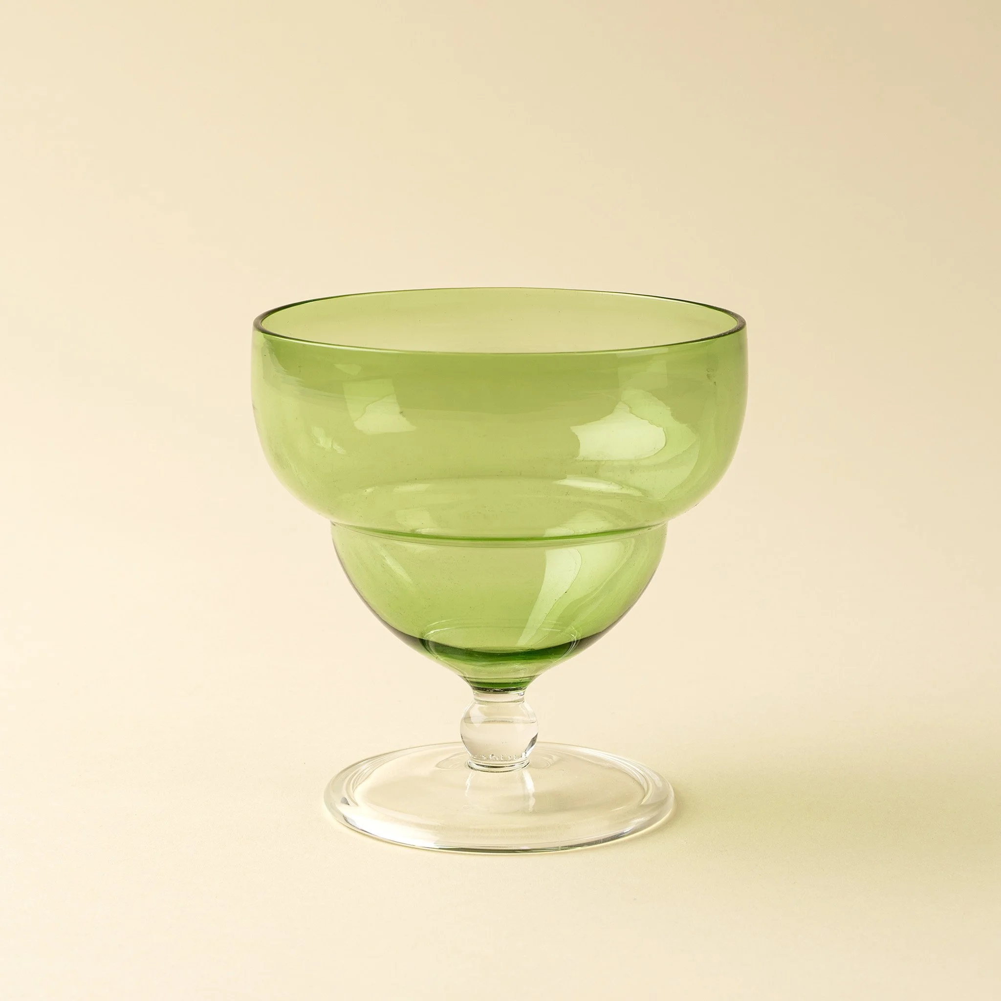 Savoy Coupe Glass, Green