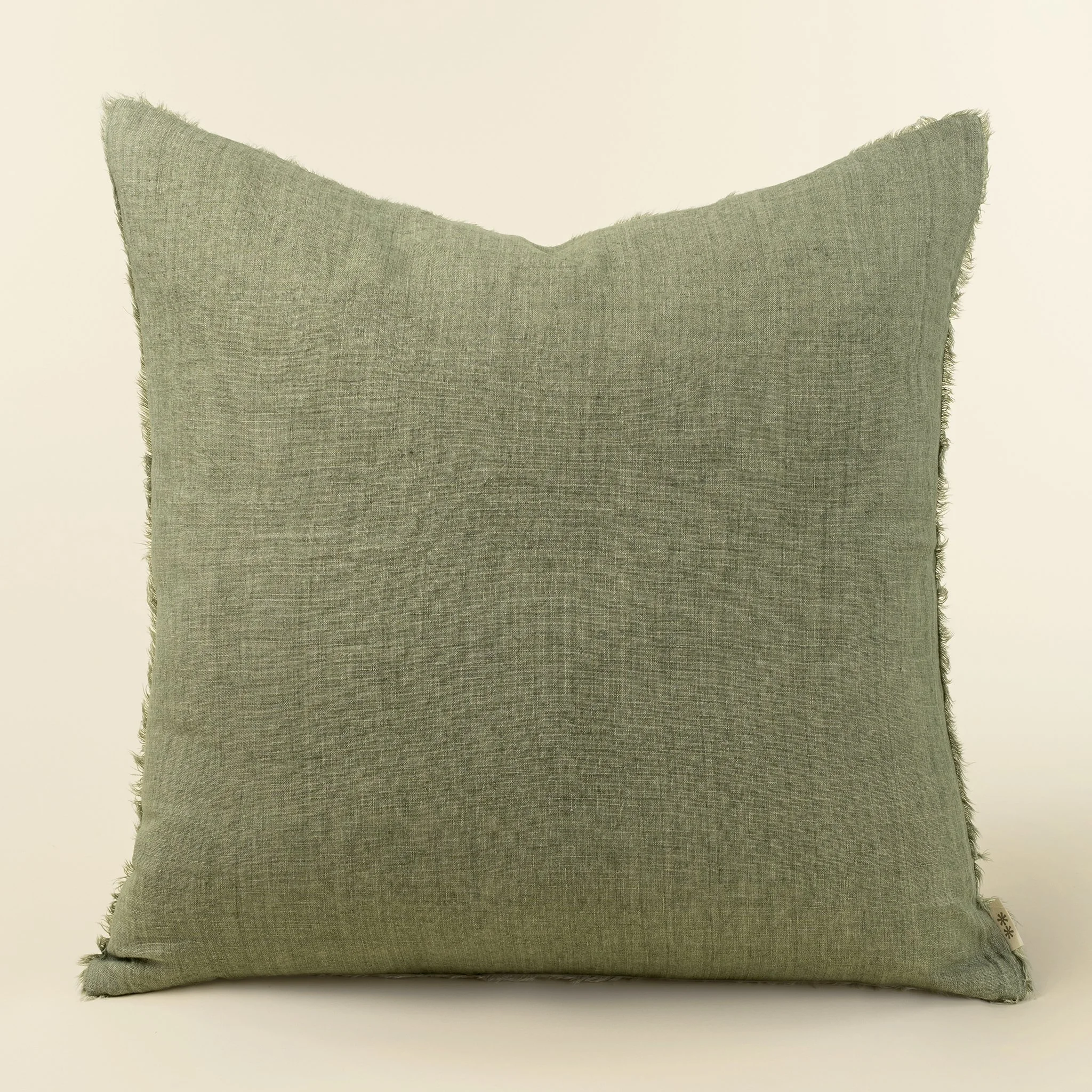 24x24 Lina Linen Pillow Celery Root