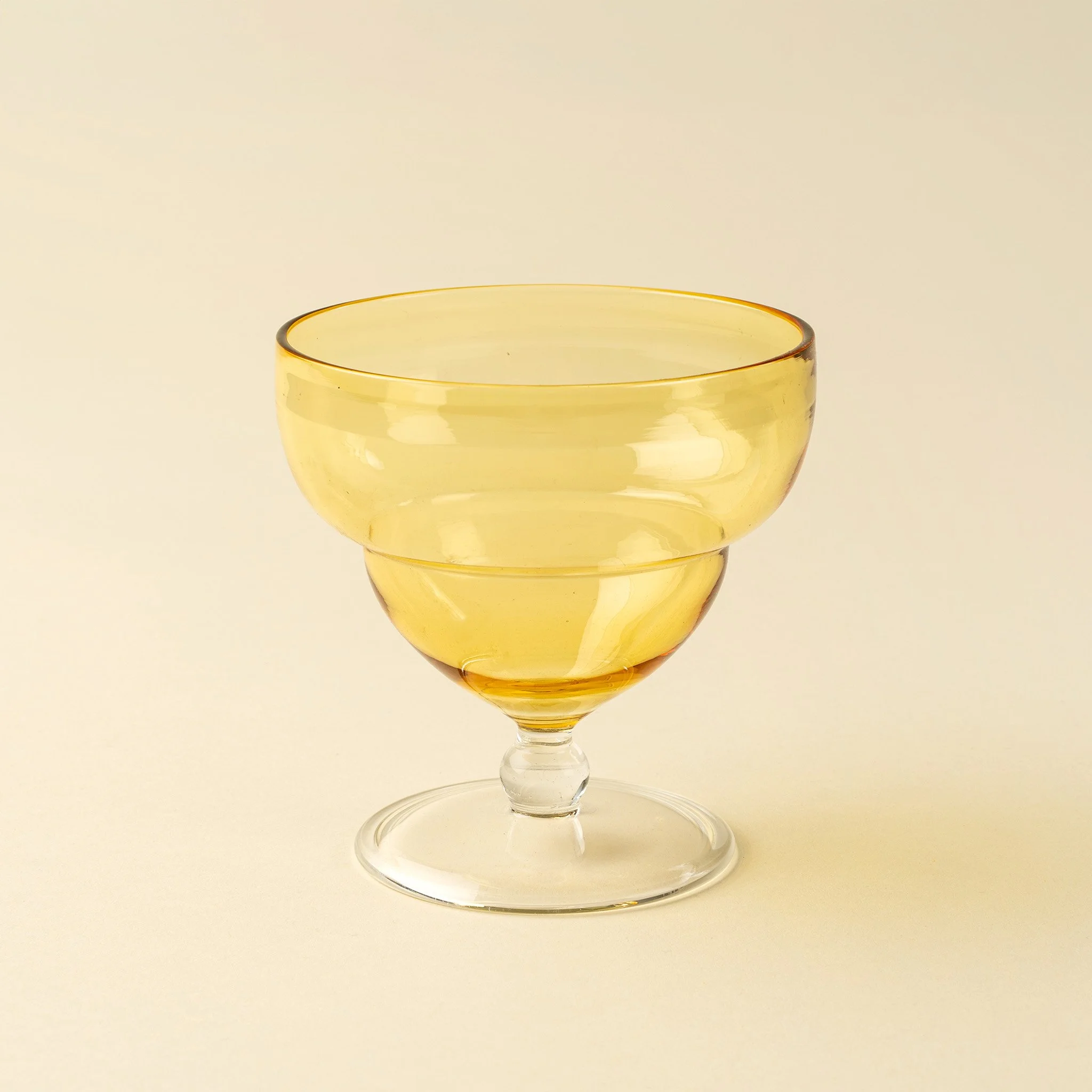 Savoy Coupe Glass, Amber