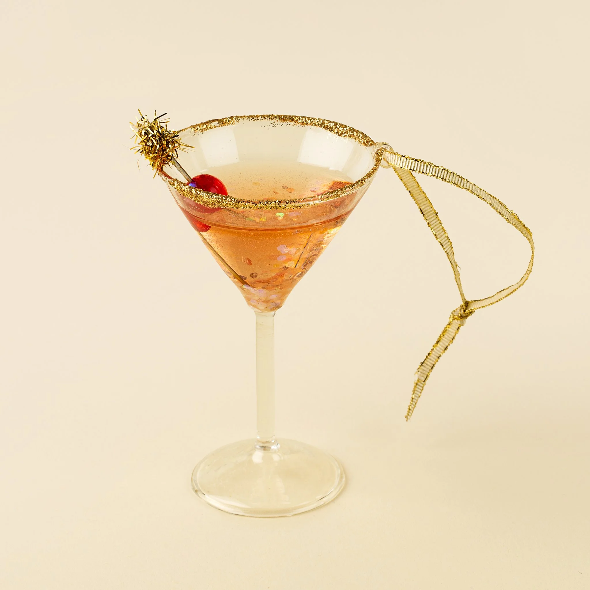 Merry Martini Holiday Ornament