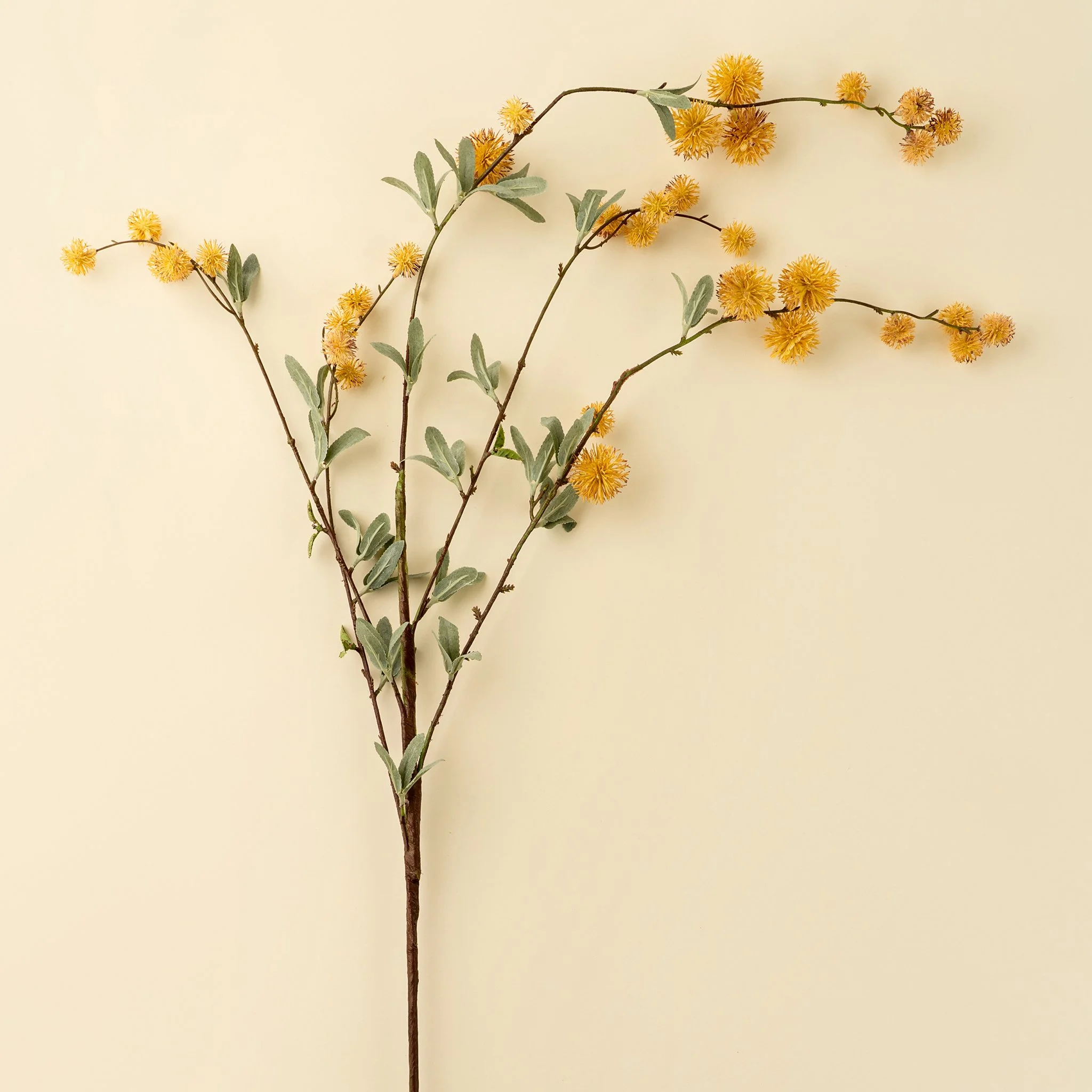 Golden Globe Flower Spray