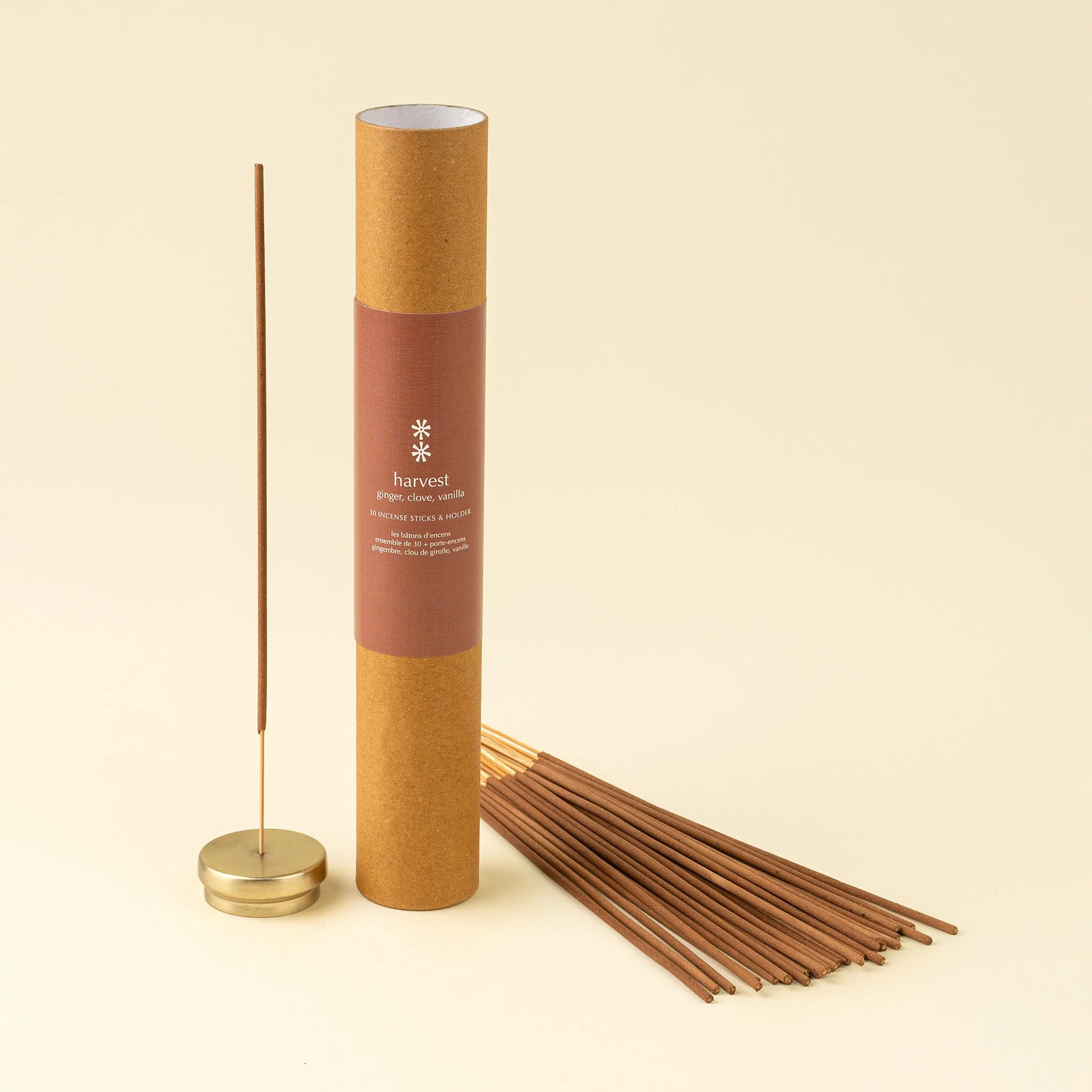 Harvest Incense Set/30 Sticks + Holder
