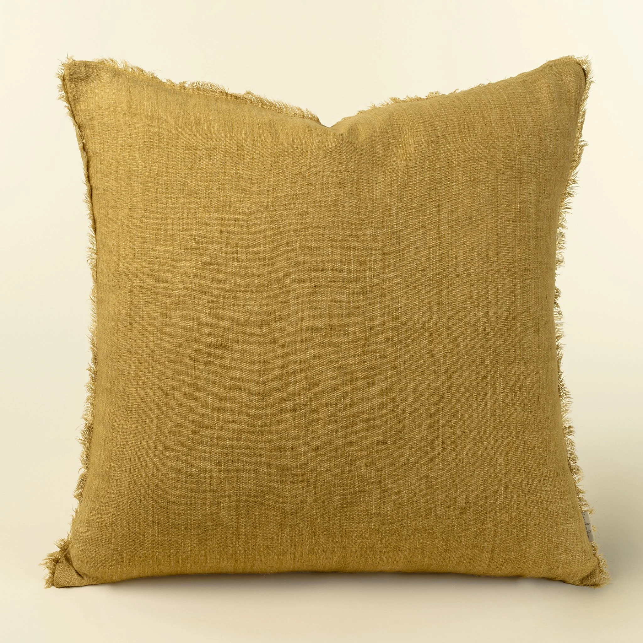 24x24 Lina Linen Pillow Honey